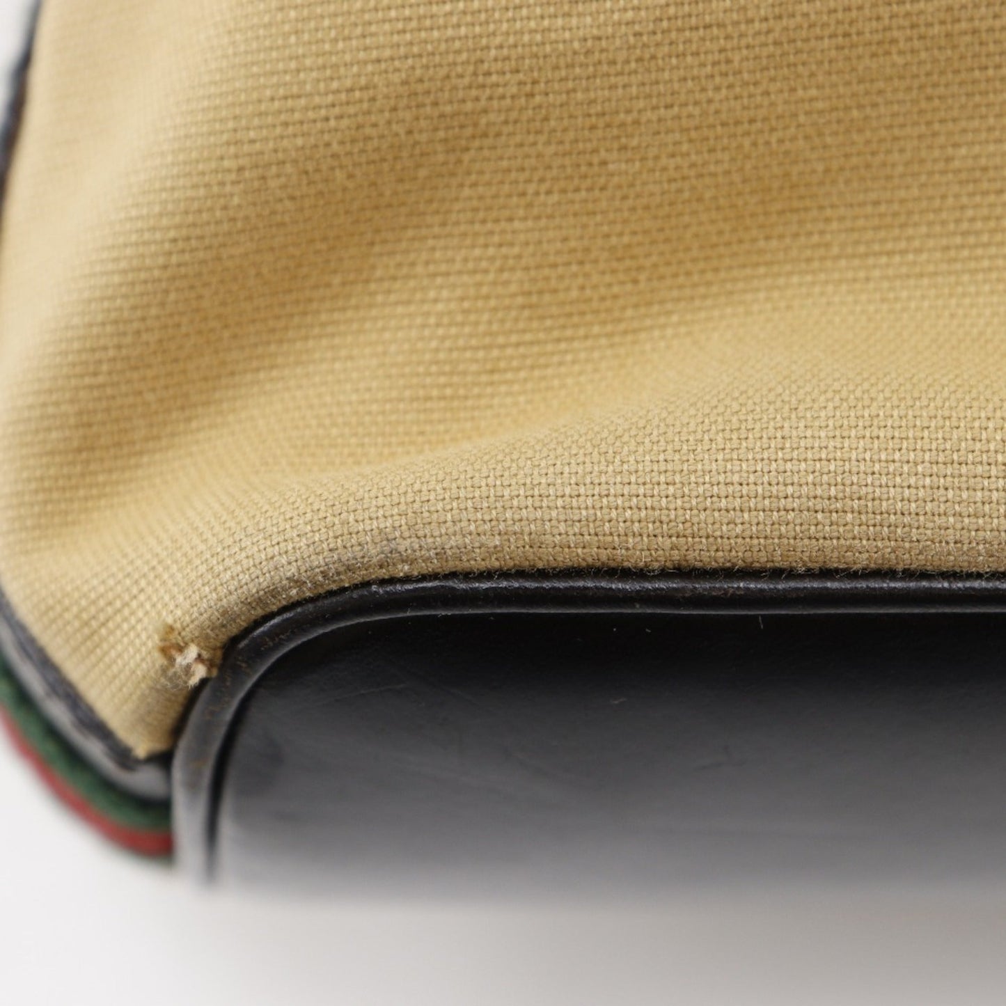 Gucci Beige Canvas Shoulder Bag ( )