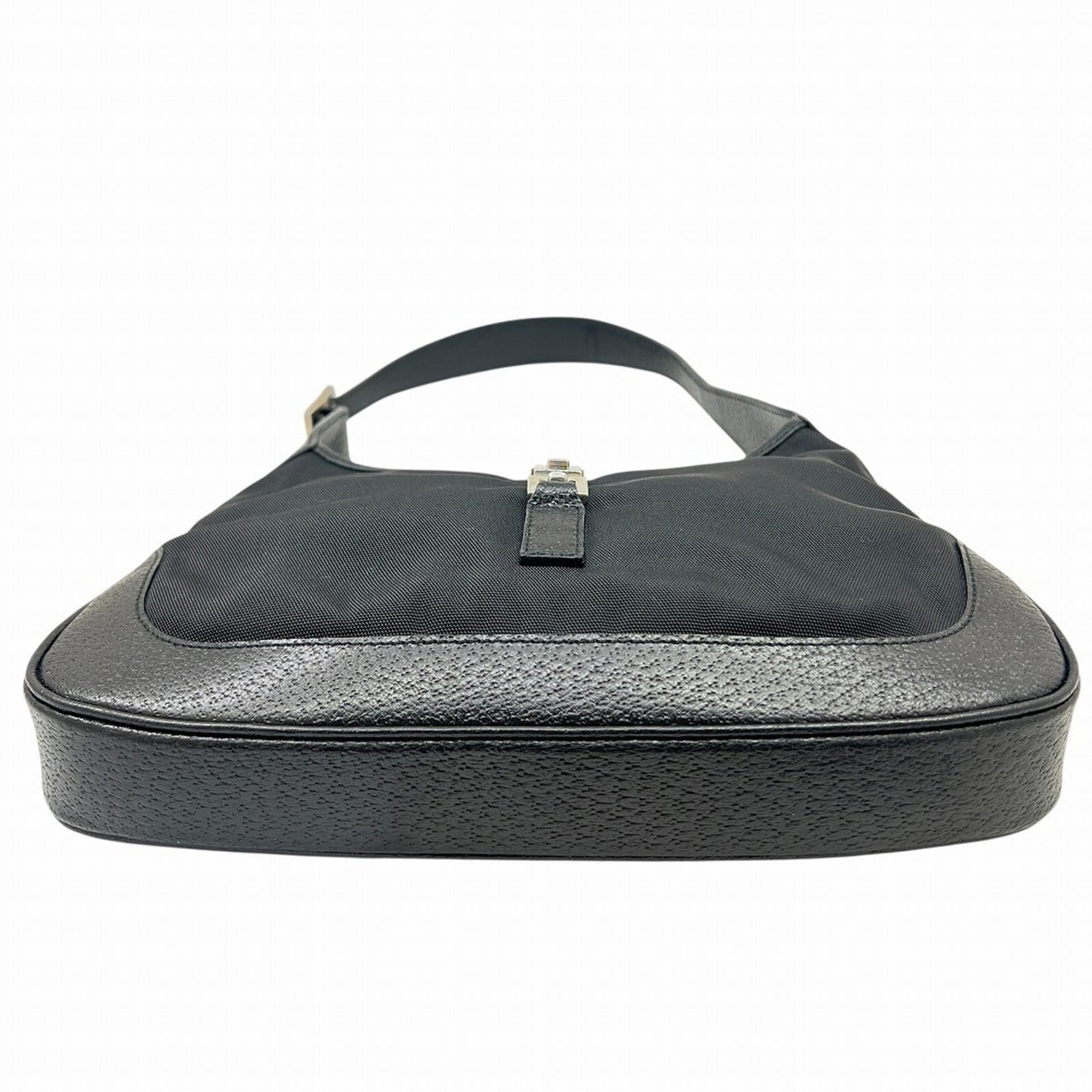 Gucci Black Canvas Leather Handbag ( )