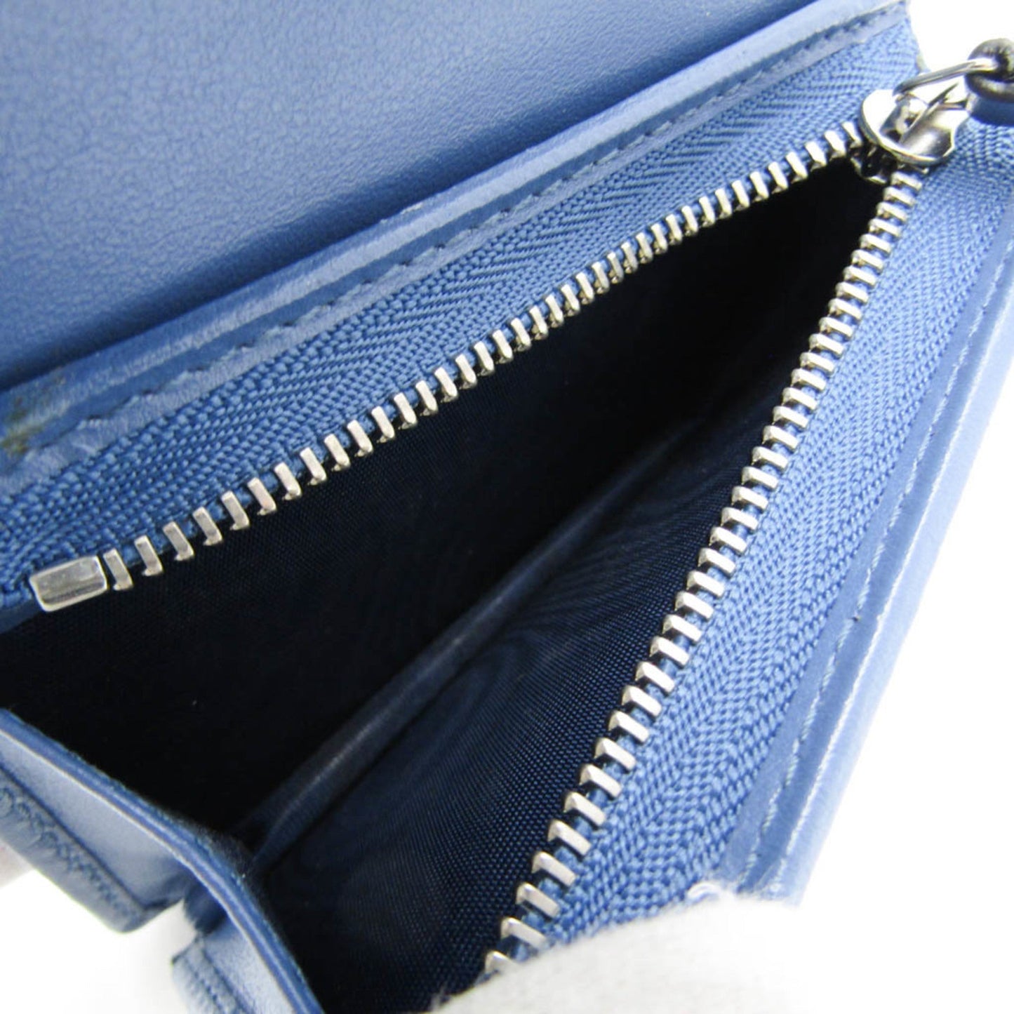 Gucci Blue Leather Wallet (Bi-Fold) ( )