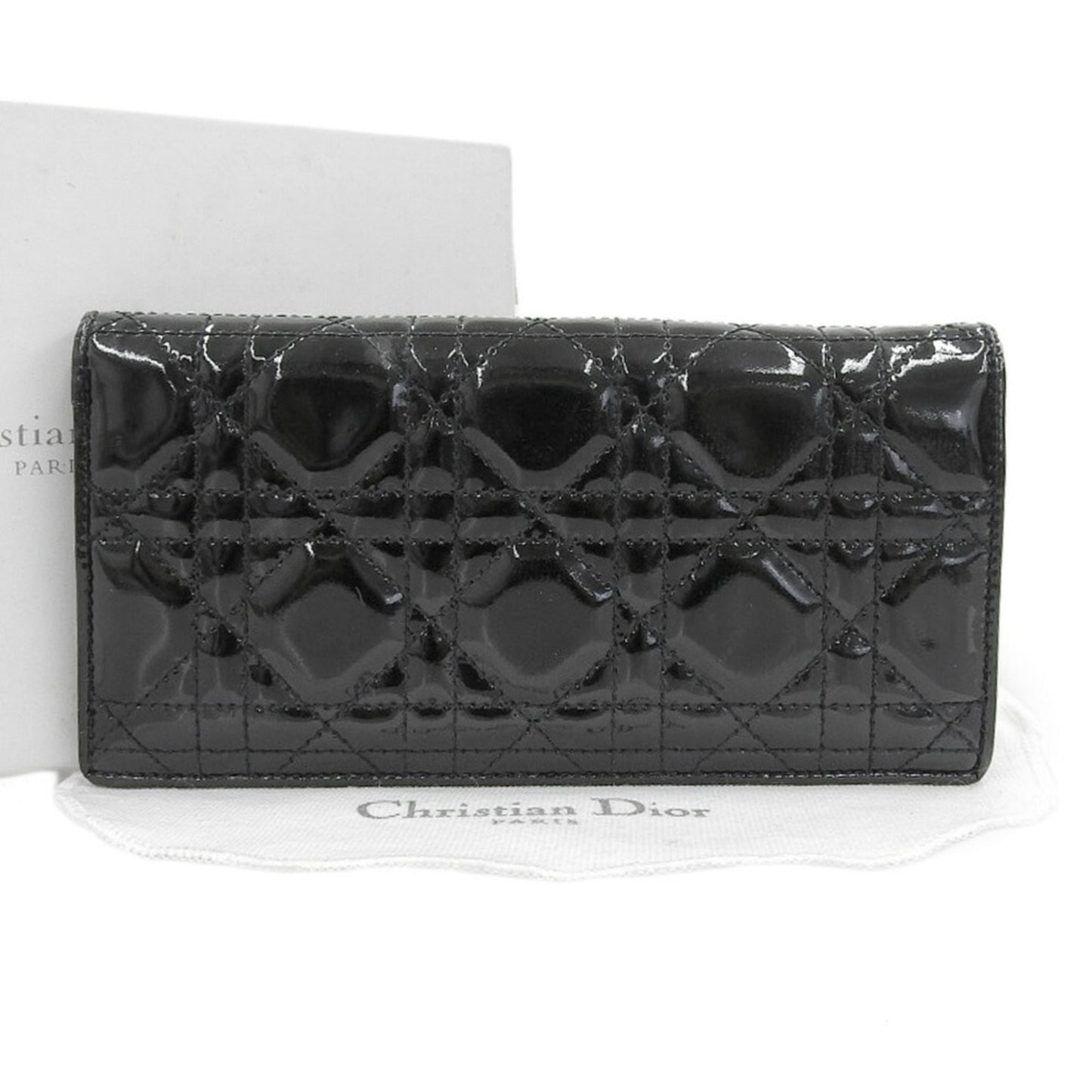Christian Dior Black Long Wallet (Bi-Fold) ()