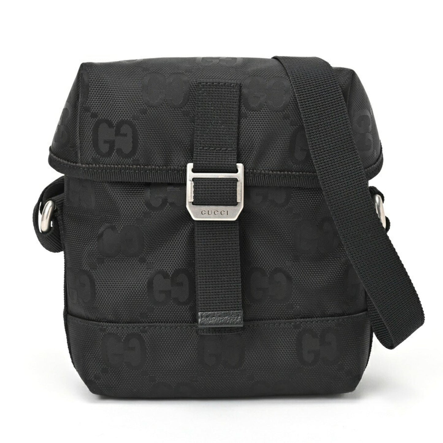 Gucci Black Canvas Shoulder Bag