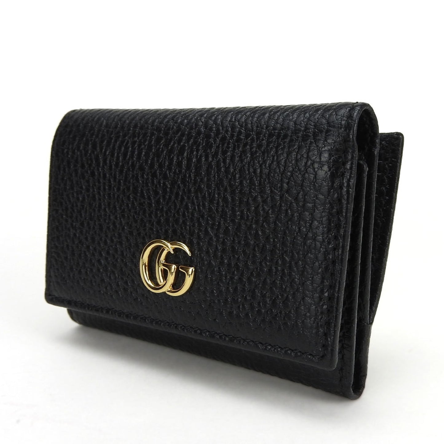 Gucci Black Leather Wallet (Tri-Fold) ( )