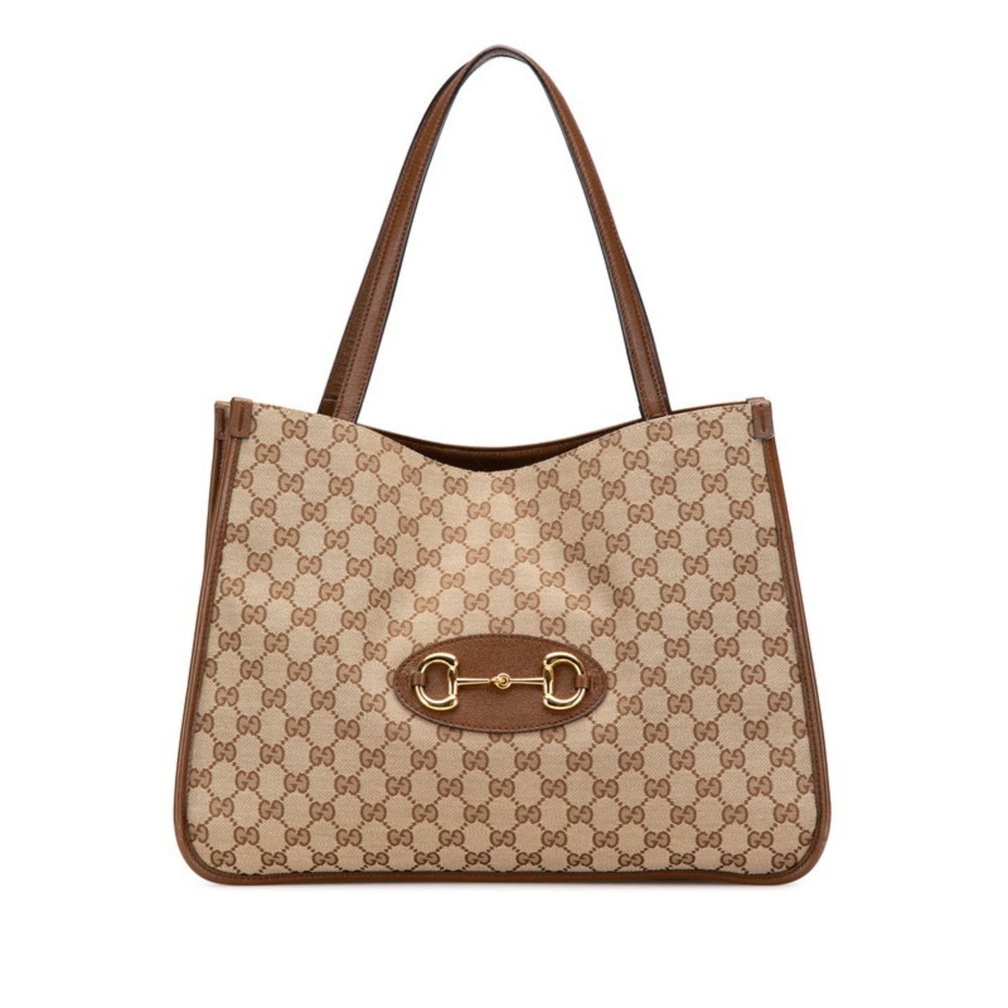 Gucci Gg Canvas Beige Brown Gg Canvas Tote Bag ( )