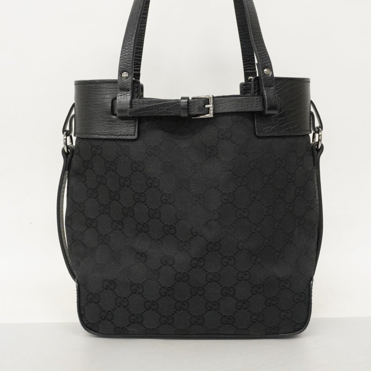 Gucci Black Canvas Handbag ( )