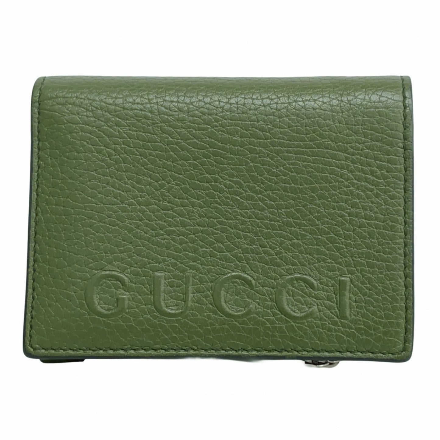 Gucci Khaki Leather Wallet (Bi-Fold) ( )