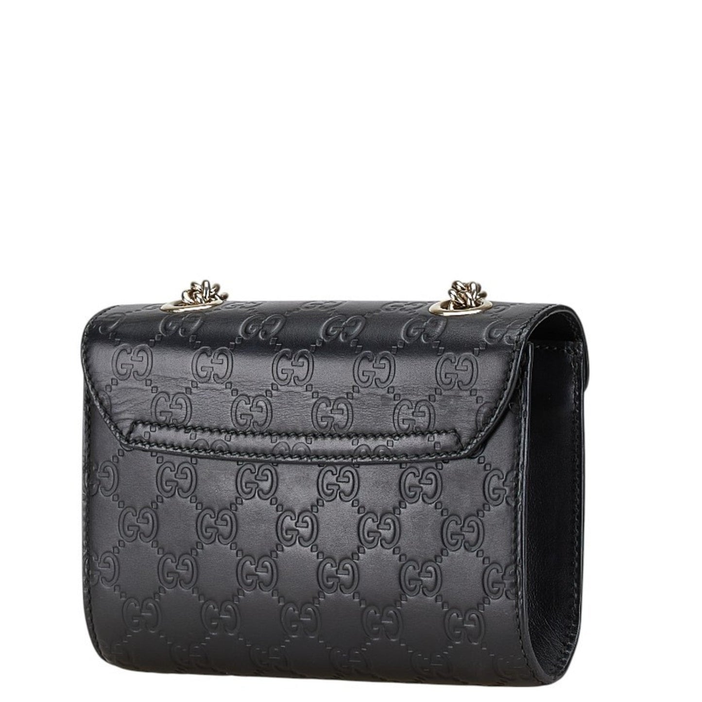 Gucci Horsebit Black Leather Shoulder Bag ( )