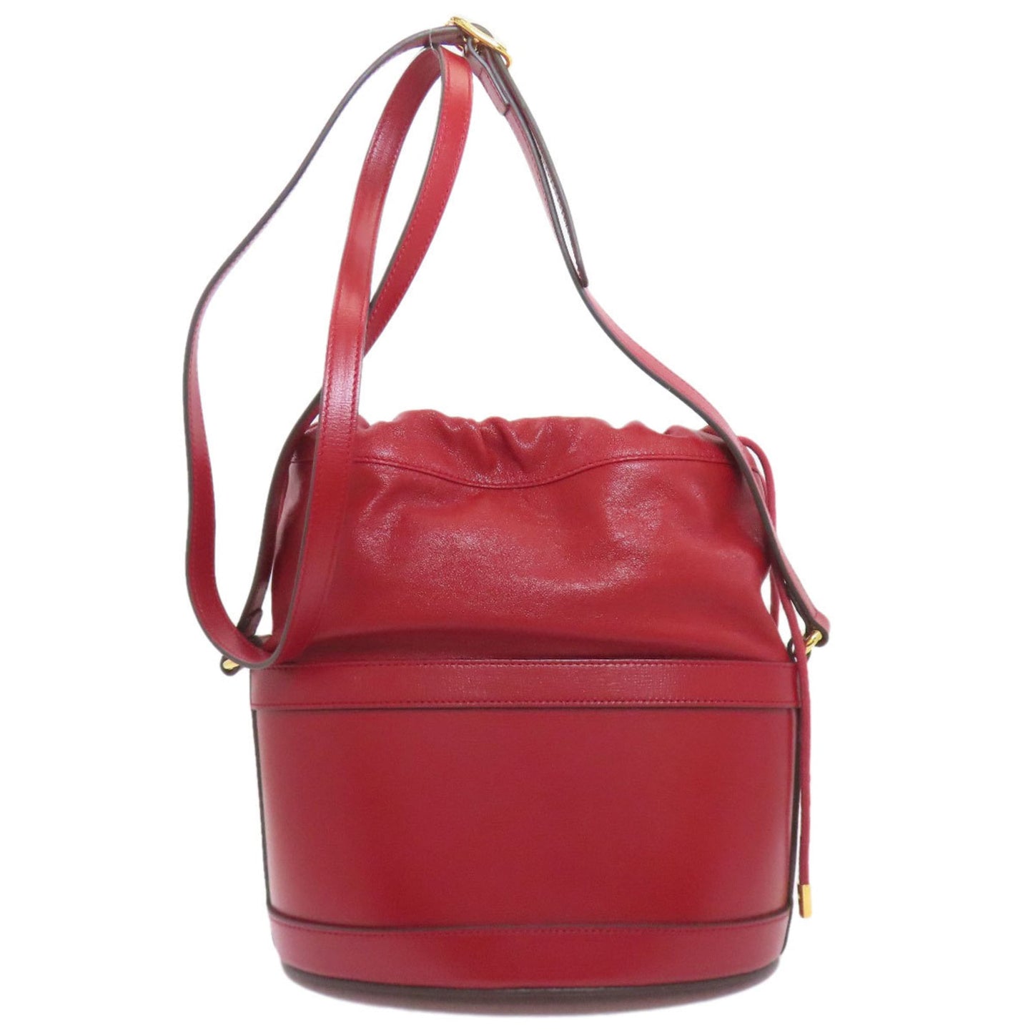 Gucci Red Color Leather Shoulder Bag ( )