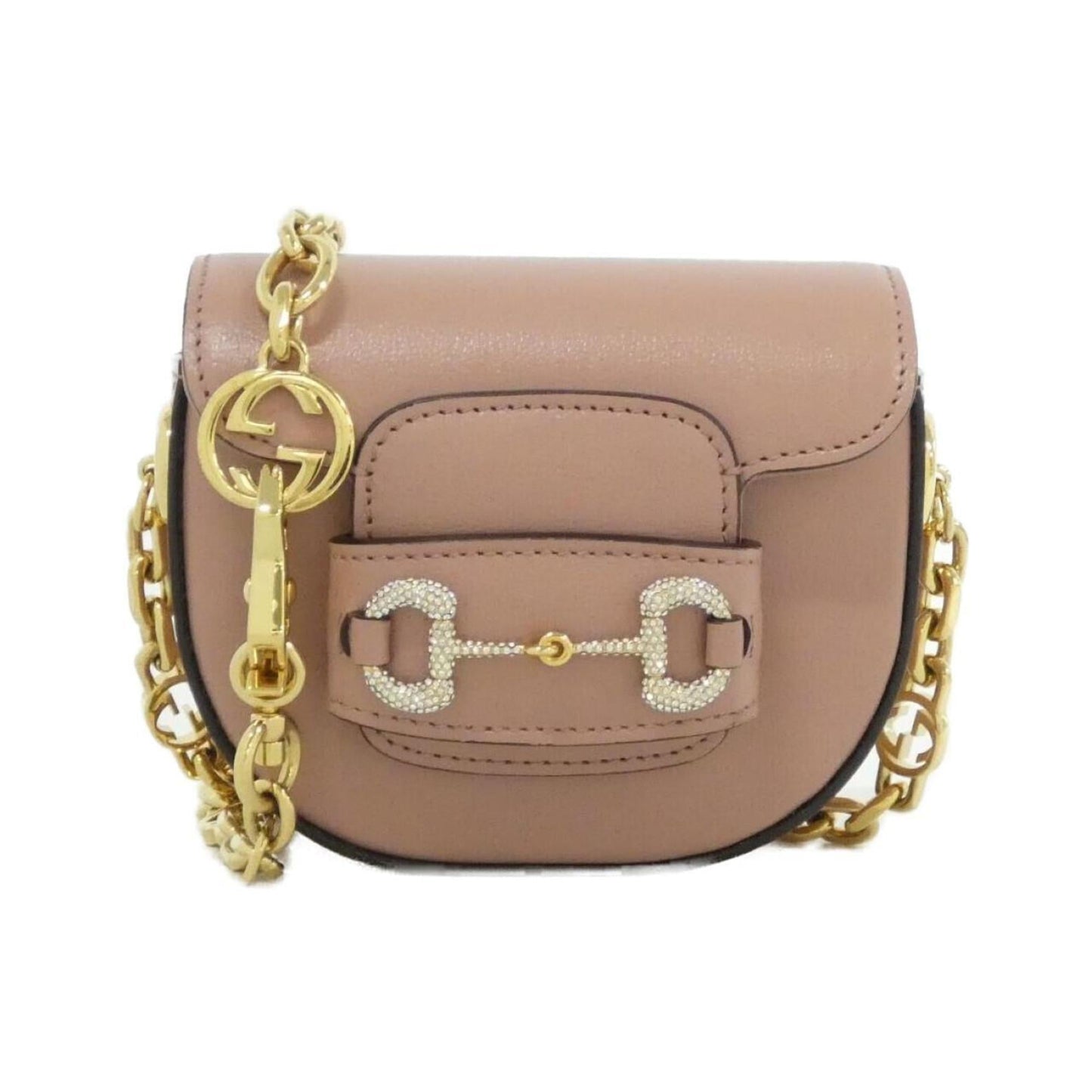 Gucci Dusty Pink Leather Shoulder Bag ( )