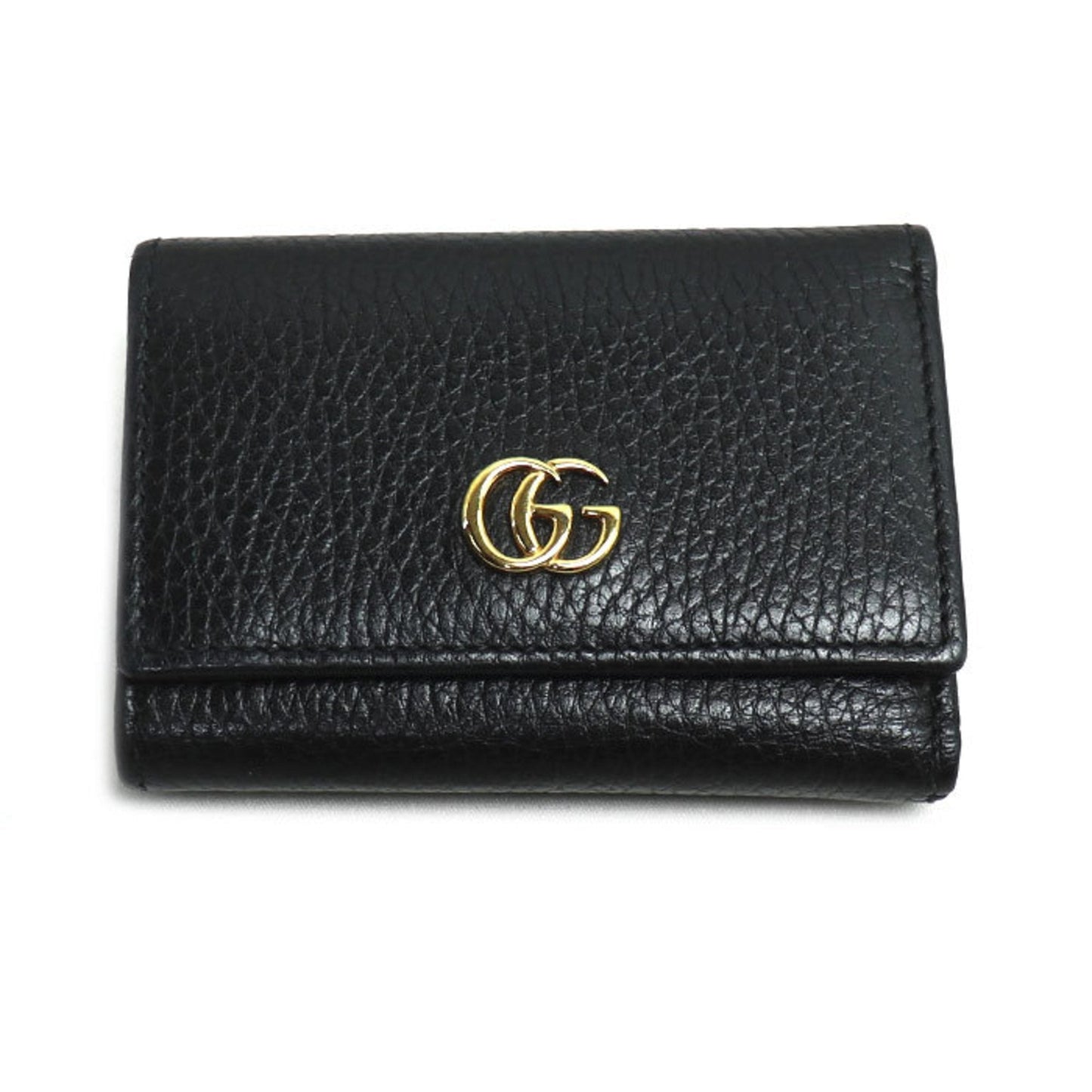 Gucci Black Leather Wallet (Tri-Fold) ( )