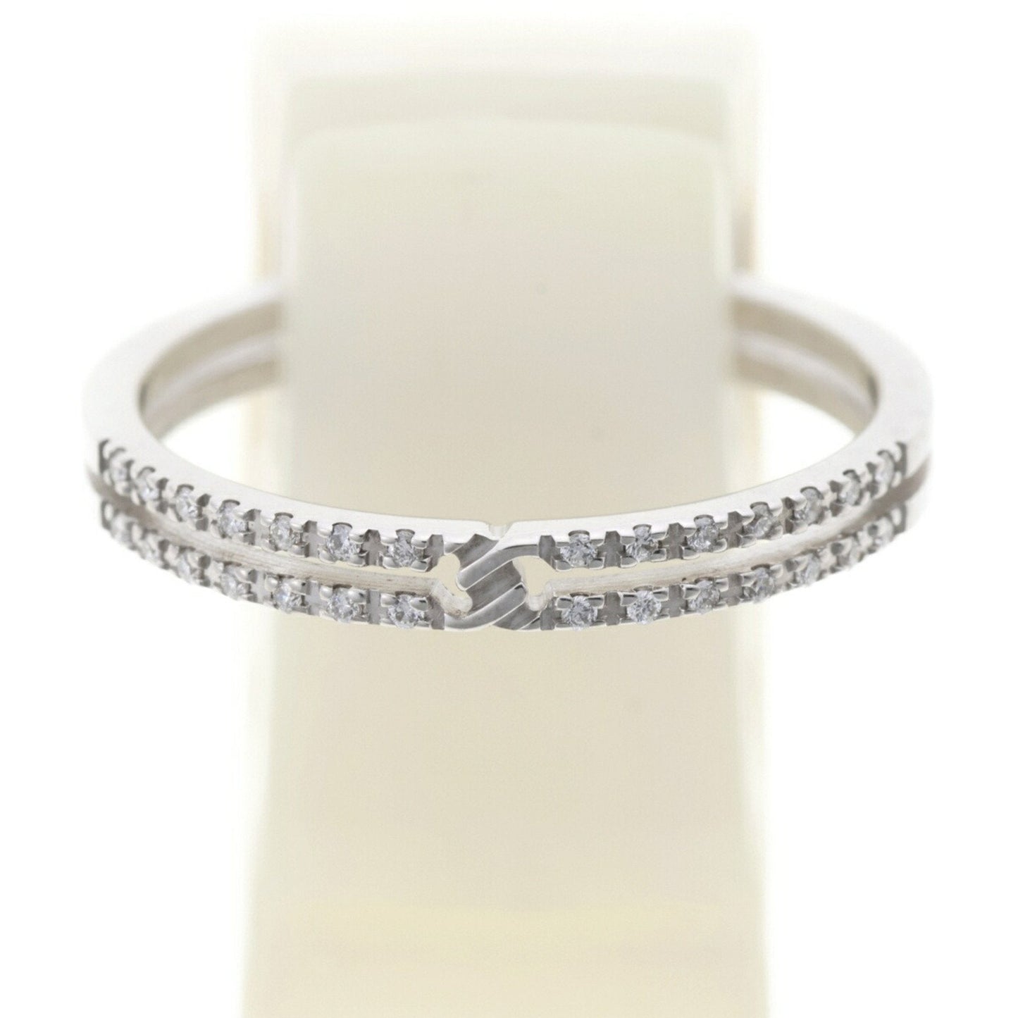 Gucci Clear White Gold White Gold (18K) Band Ring ( )