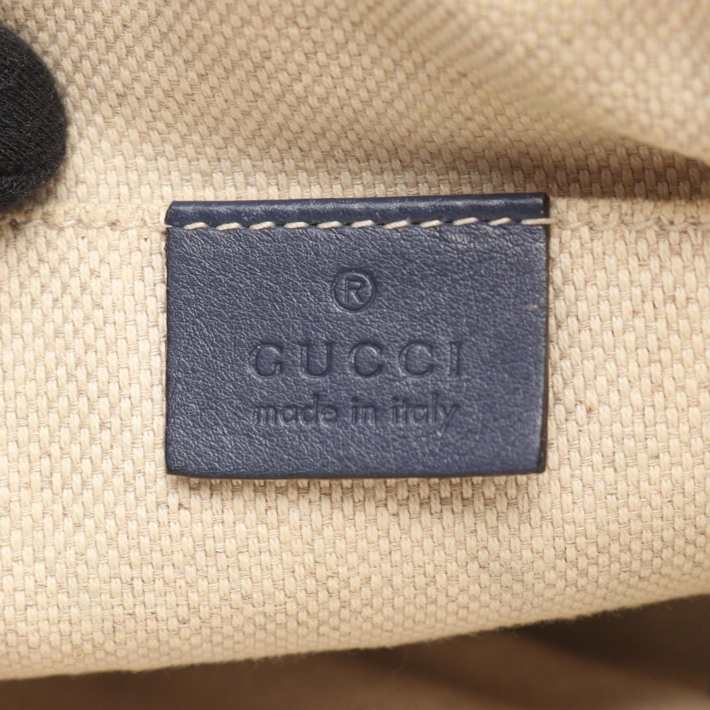 Gucci Navy Patent Leather Shoulder Bag ( )