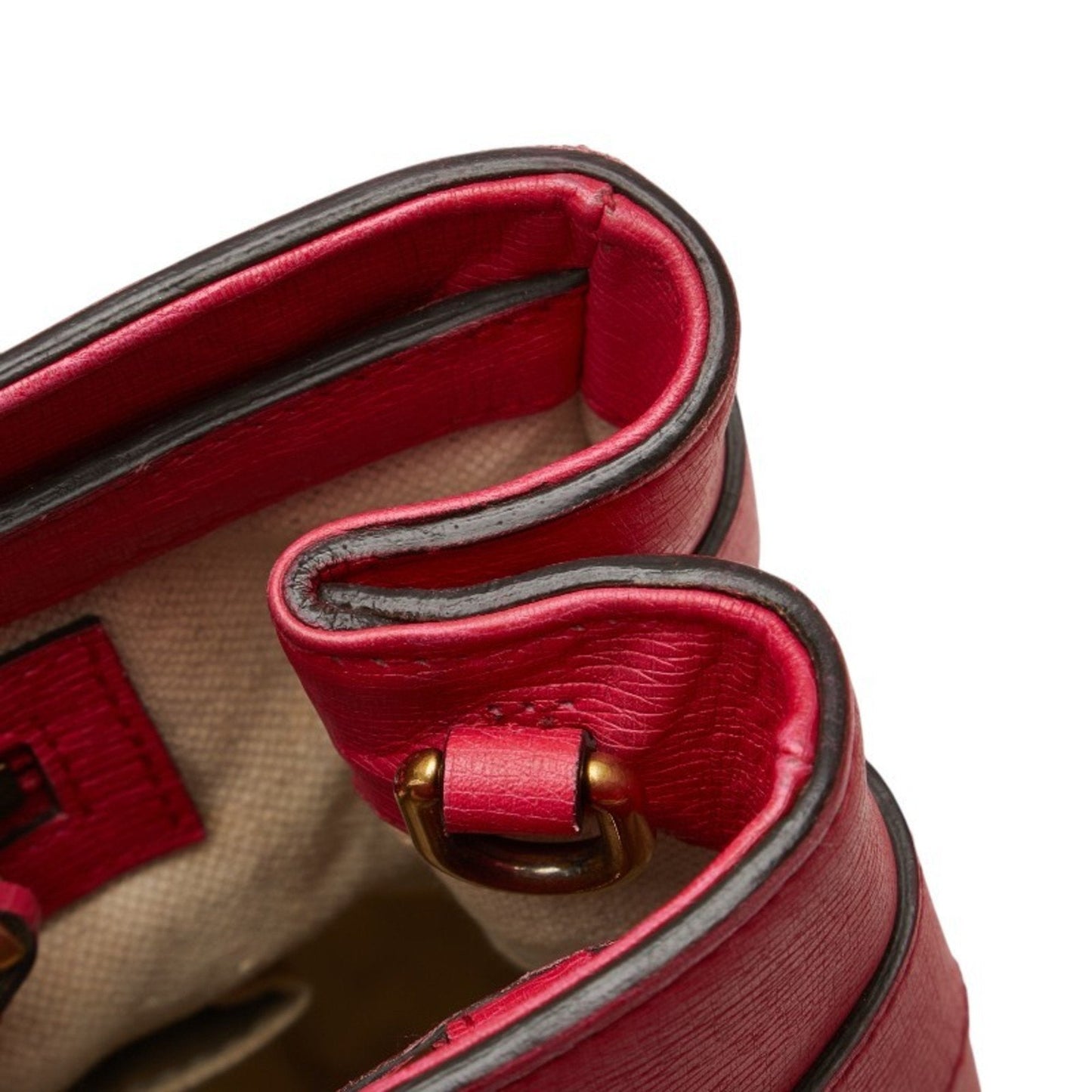 Gucci Horsebit Pink Leather Shoulder Bag Tote Bag ( )