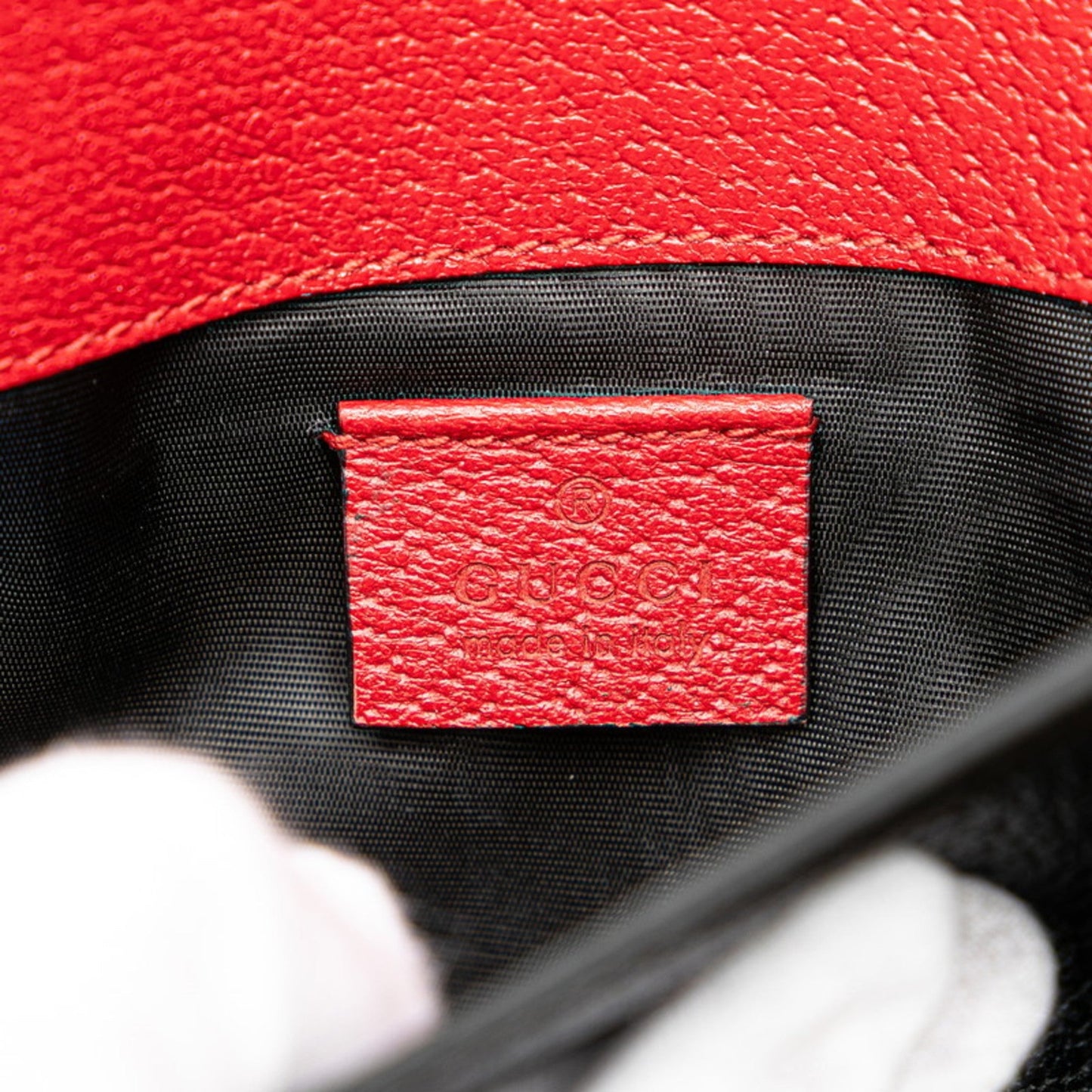 Gucci Black Leather Briefcase Clutch Bag ( )