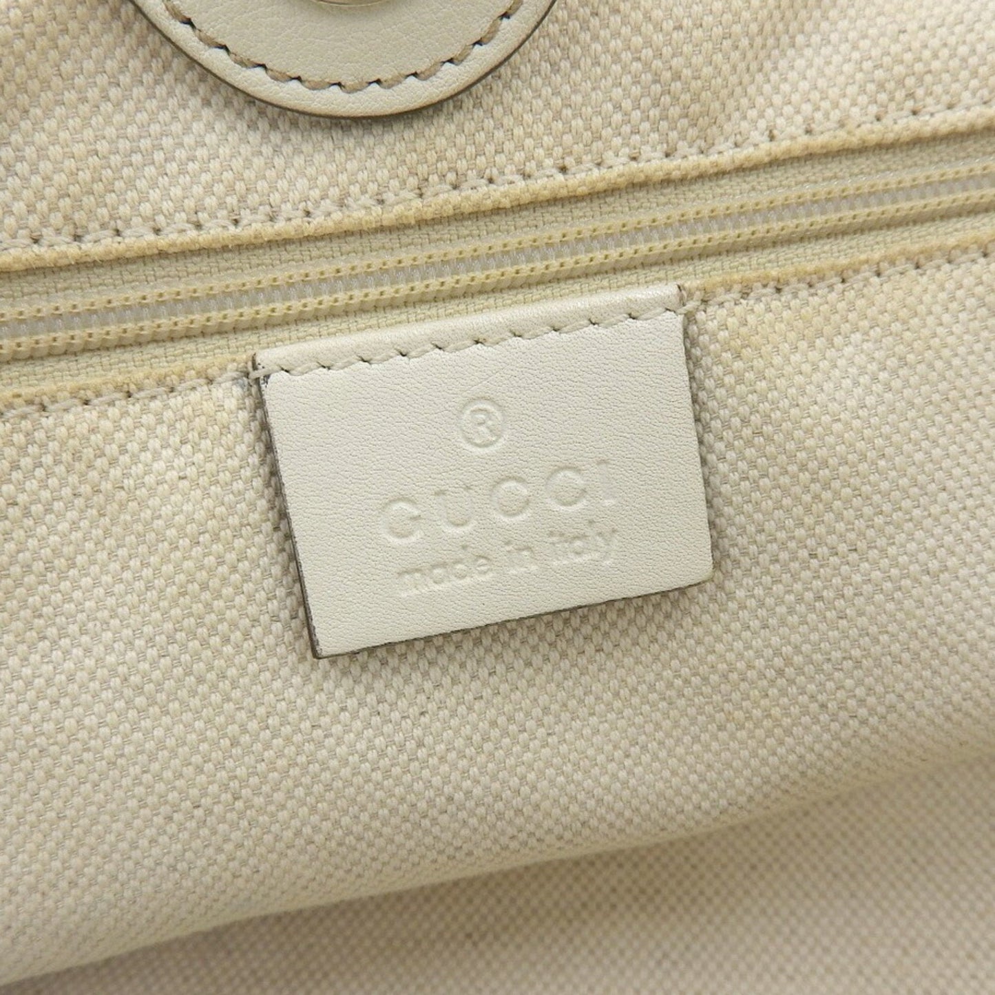 Gucci White Leather Handbag ( )