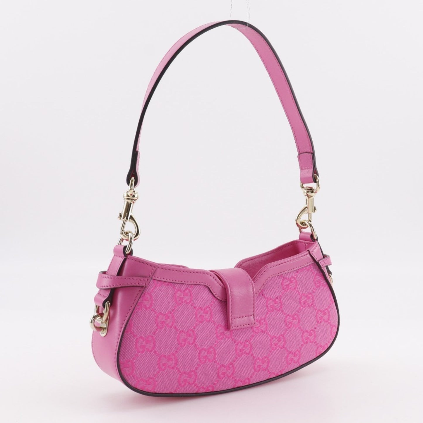 Gucci Pink Gg Canvas Shoulder Bag ( )