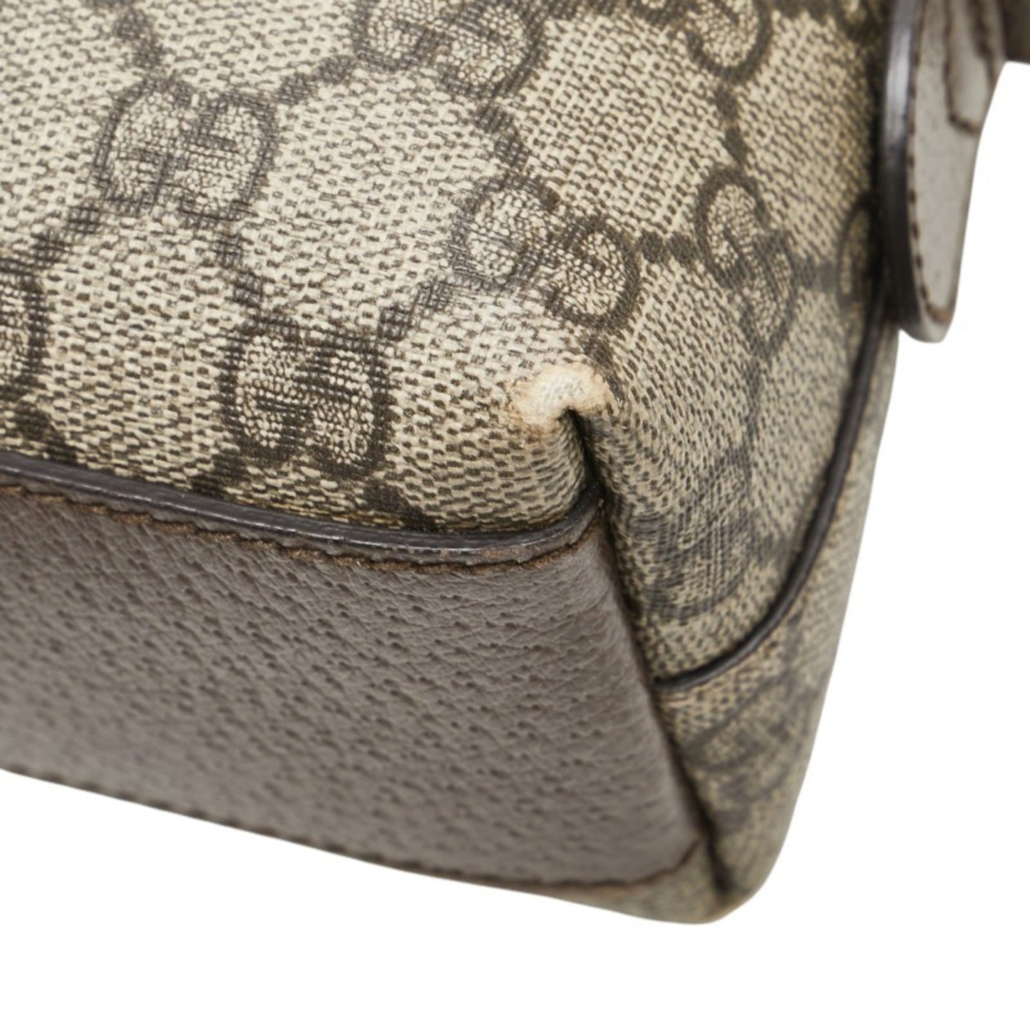 Gucci Ophidia Beige Brown Pvc Leather Shoulder Bag ( )