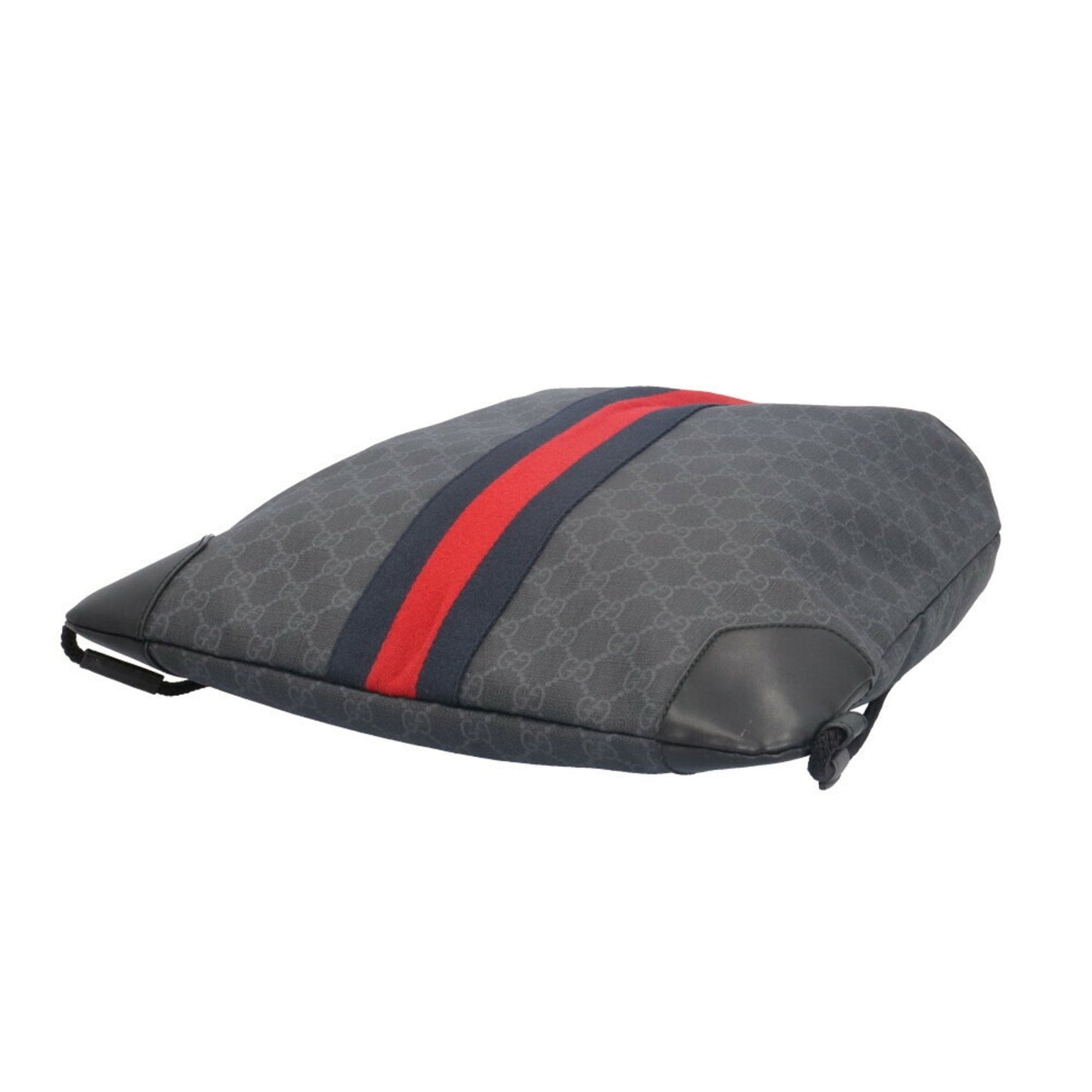 Gucci Black Navy Red Color Gg Supreme Backpack ( )