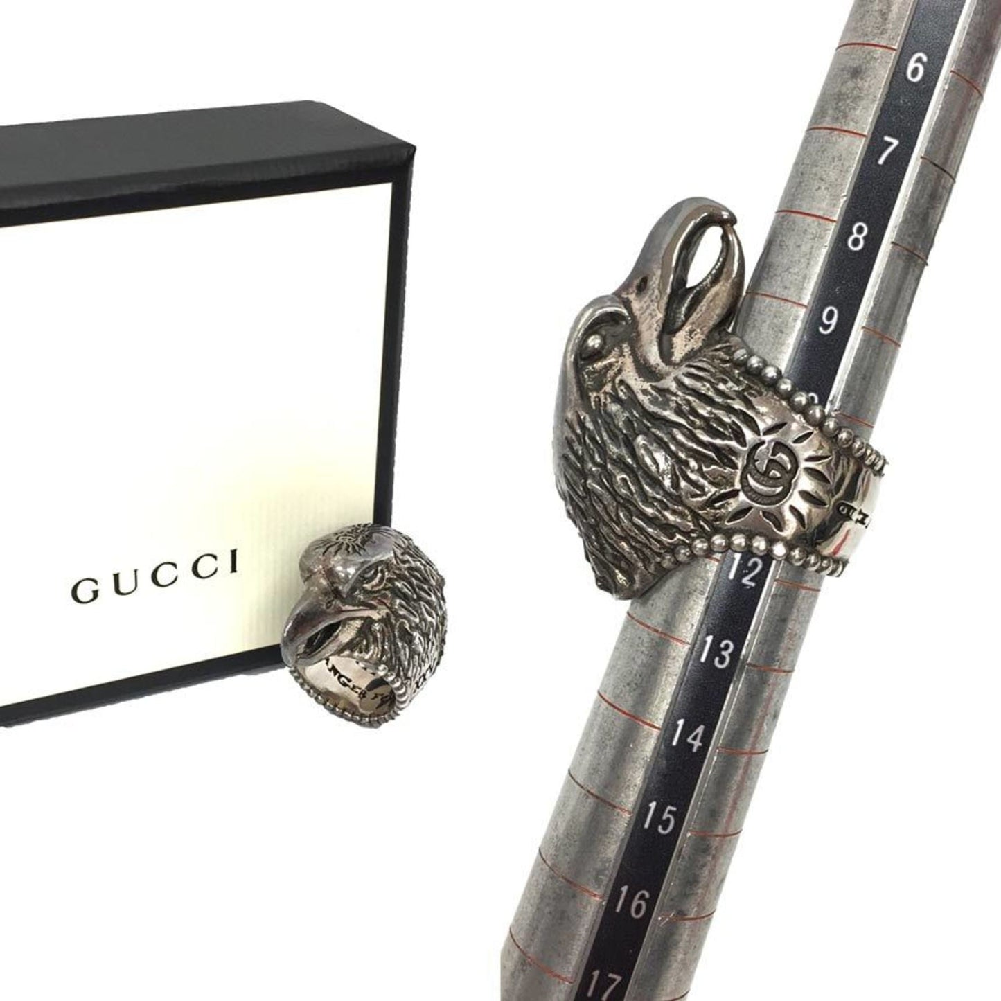 Gucci Silver Silver 925 Sterling Silver 925 Band Ring ( )