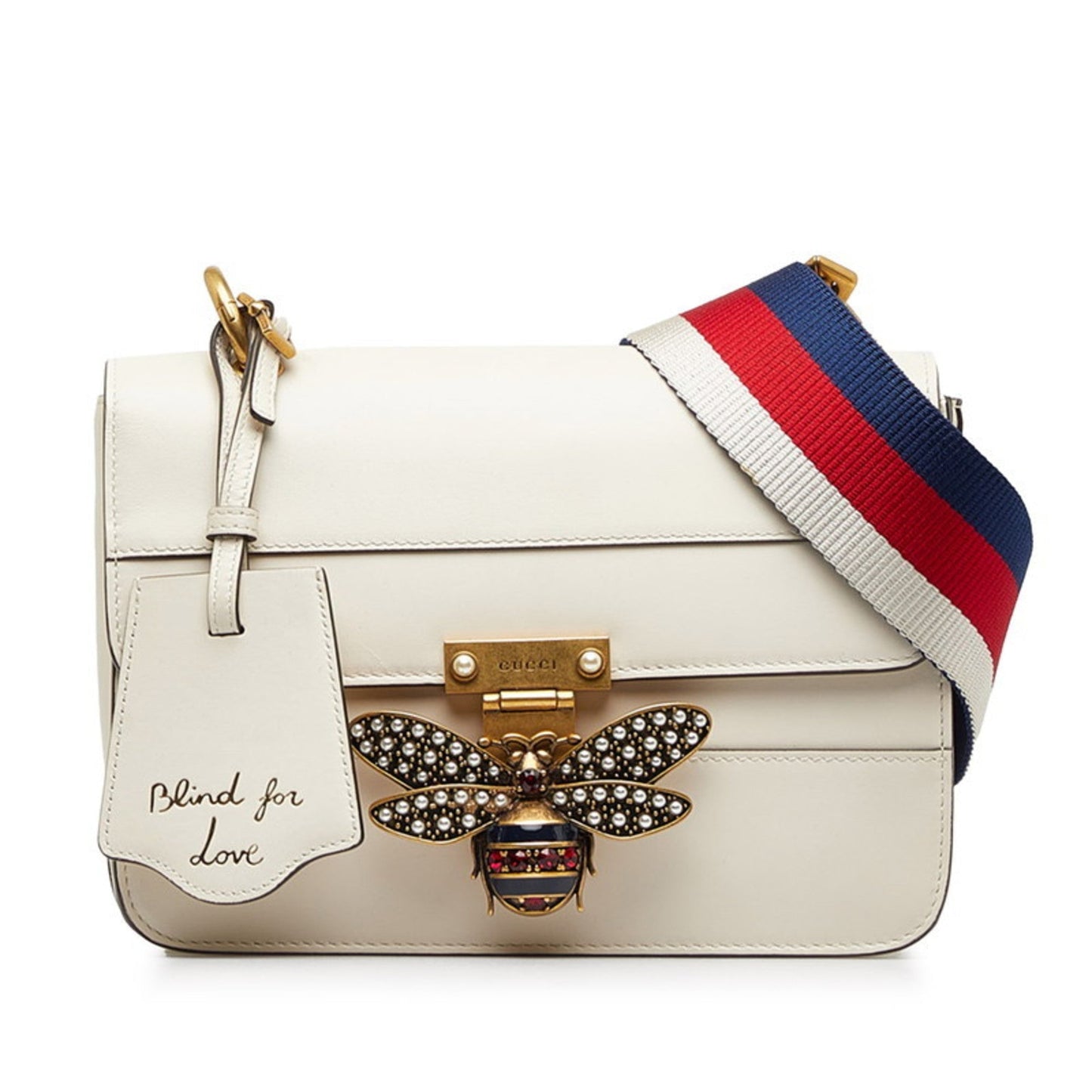 Gucci White Leather Shoulder Bag ( )