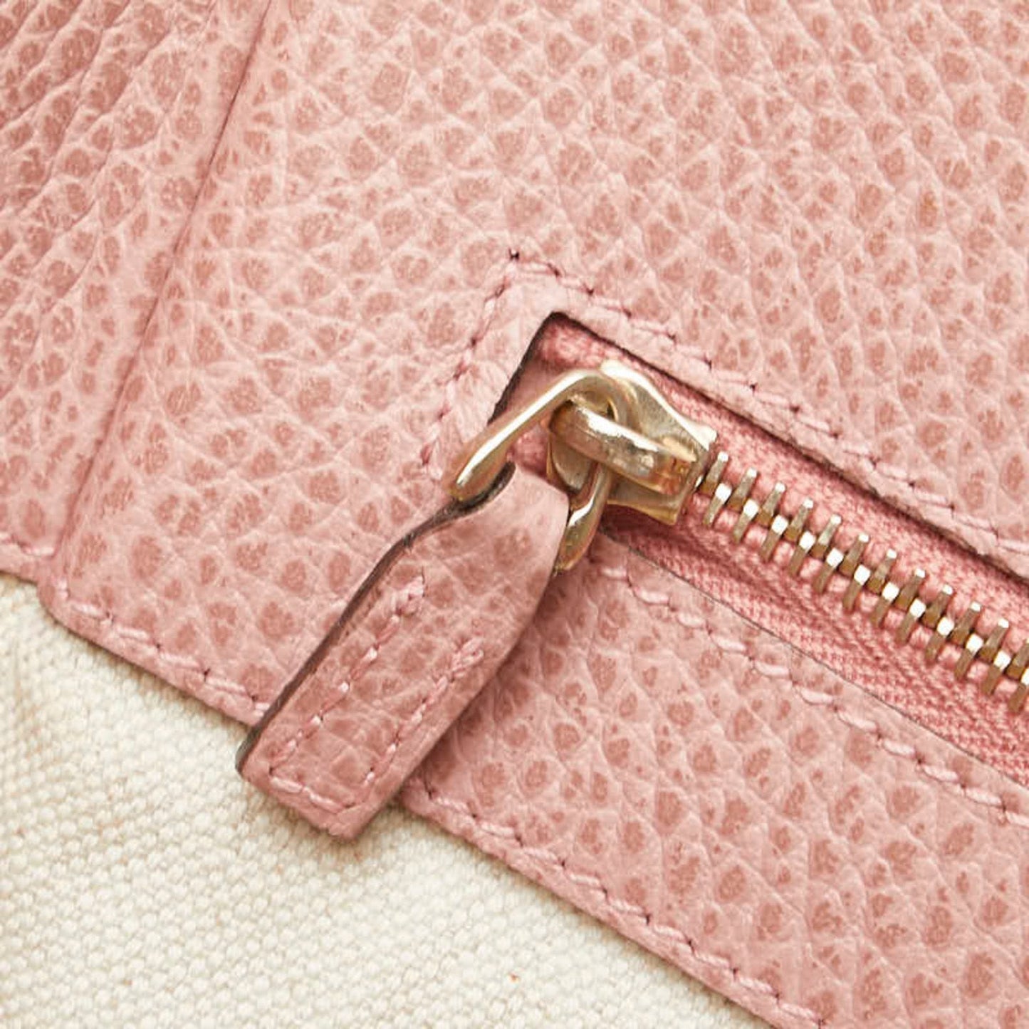 Gucci Pink Leather Shoulder Bag Tote Bag ( )