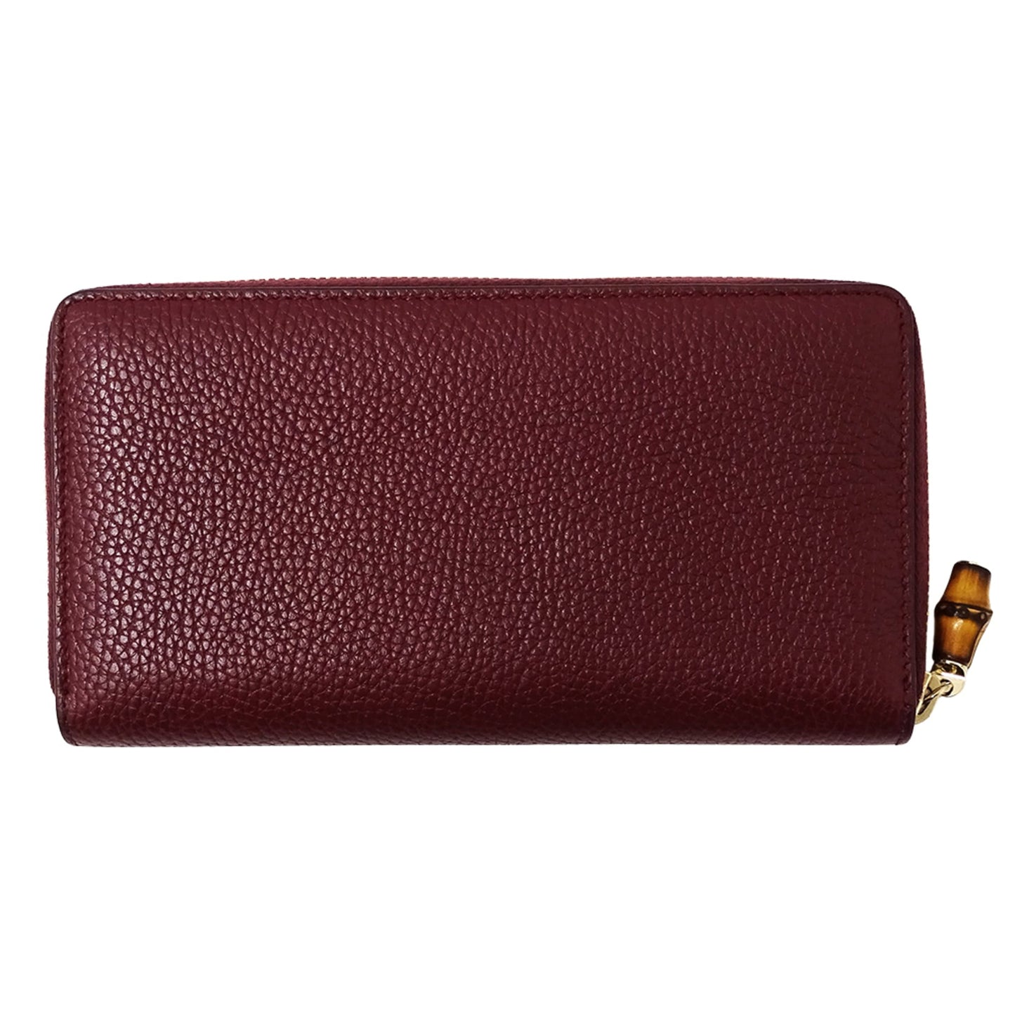 Gucci Bordeaux Leather Long Wallet (Bi-Fold) ( )