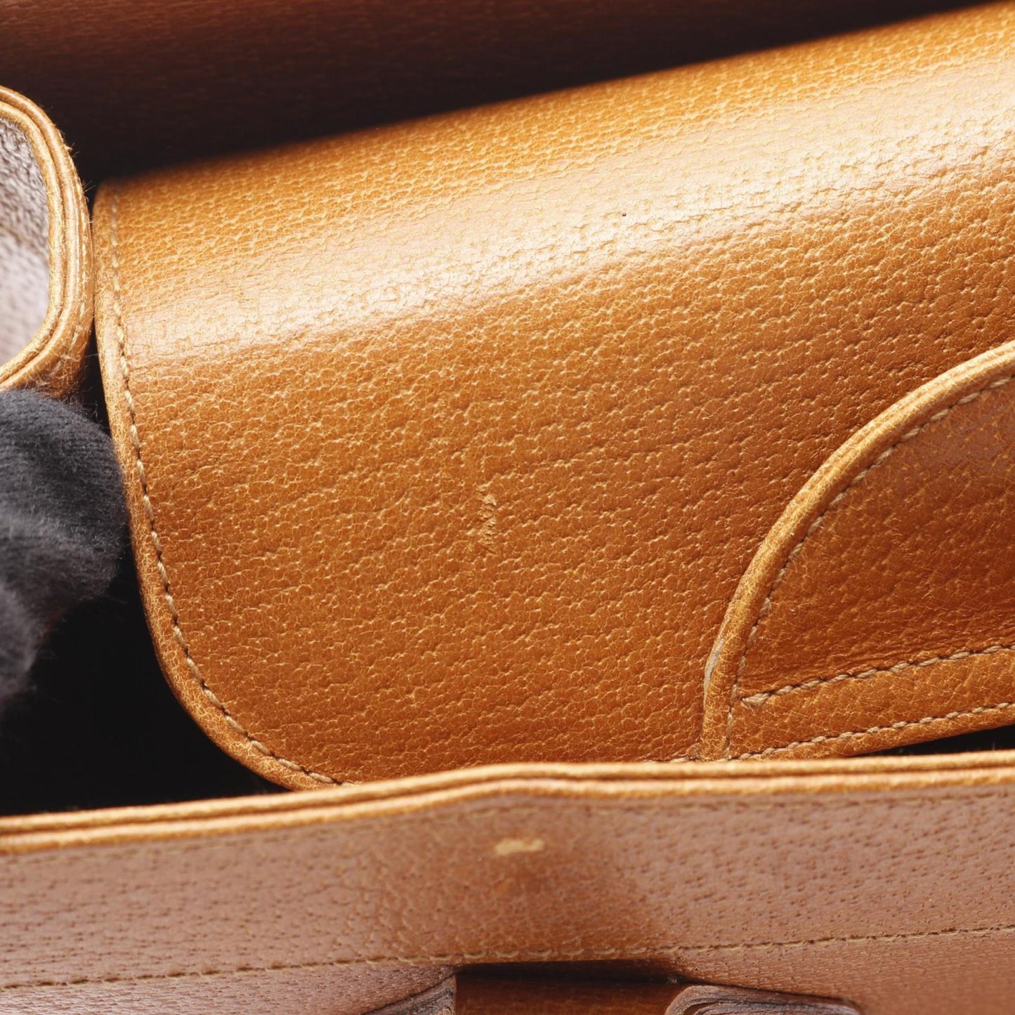 Gucci Brown Leather Tote Bag ( )