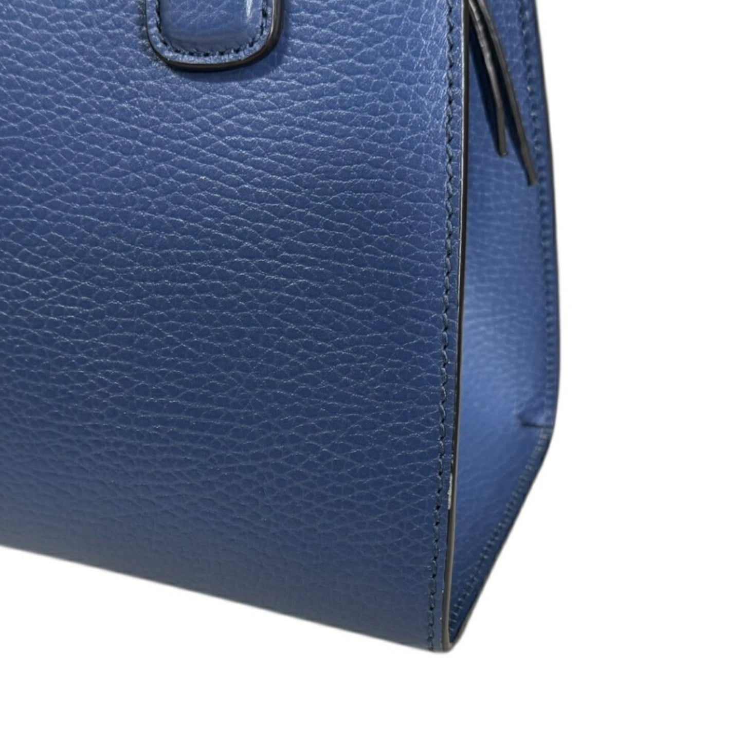 Gucci Soho Blue Leather Shoulder Bag ( )