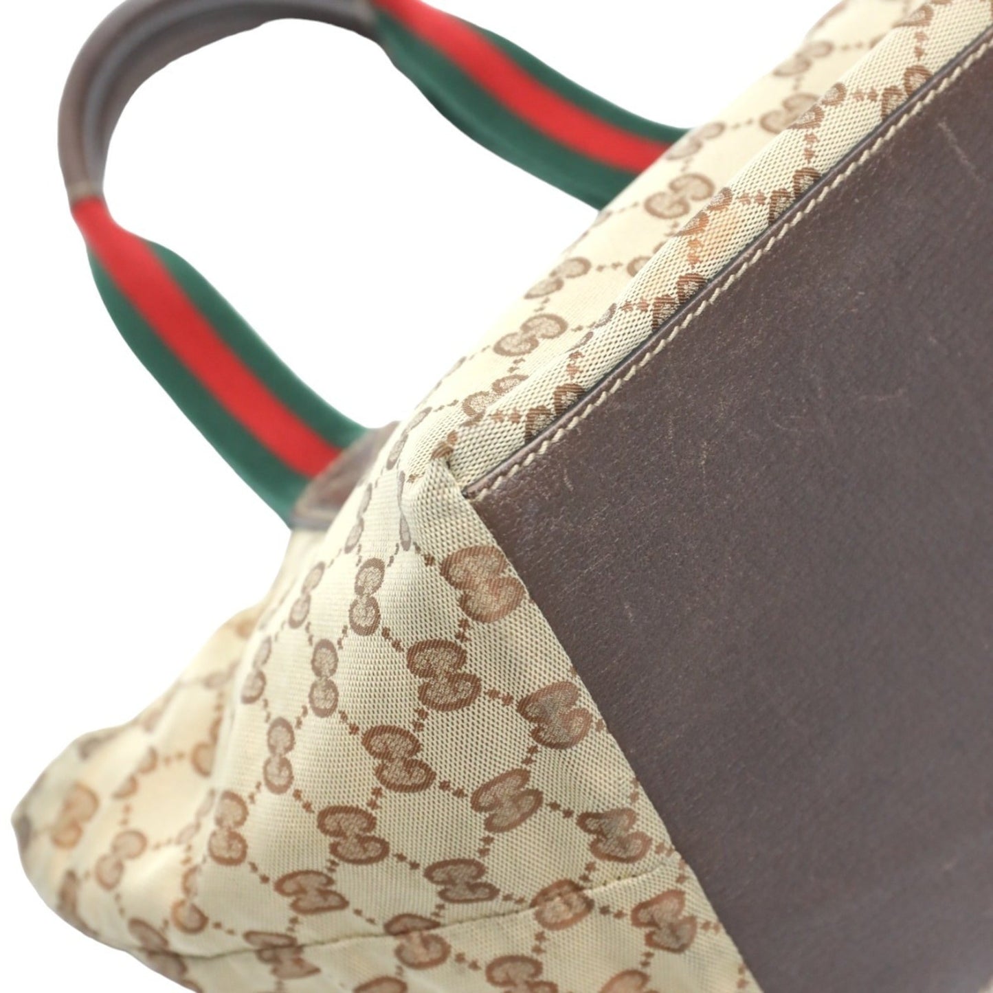 Gucci Gg Canvas Beige Gg Canvas Handbag Tote Bag ( )