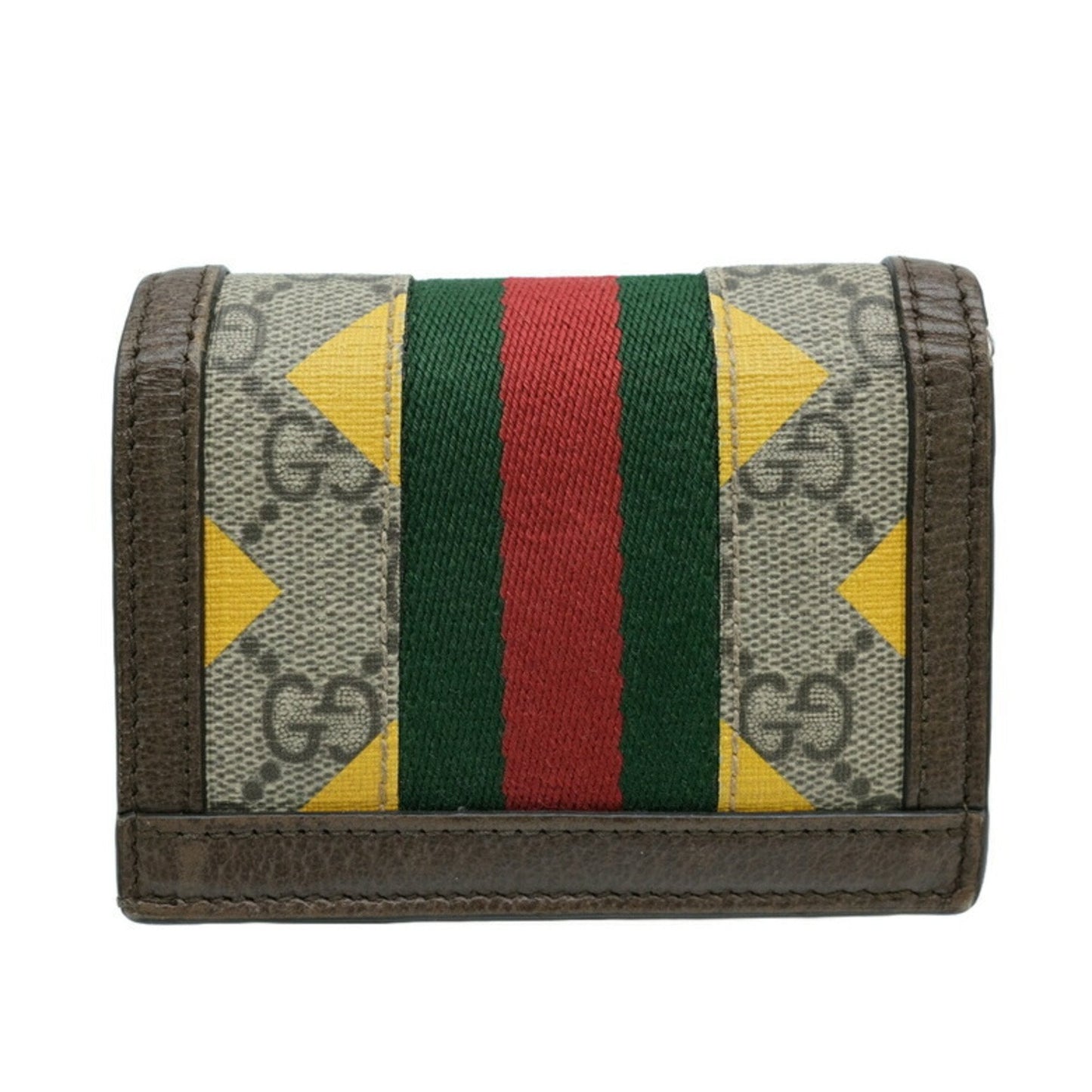 Gucci Beige Brown Multi-Color Gg Supreme Wallet (Bi-Fold) ( )