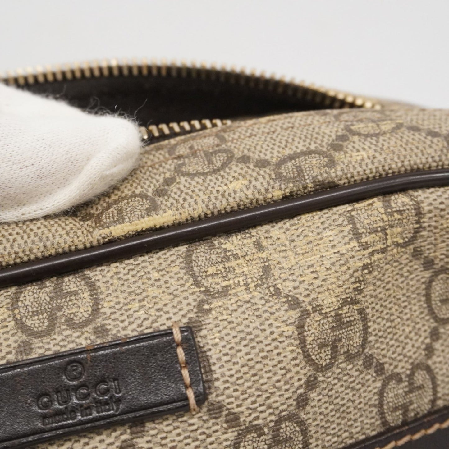 Gucci Brown Pvc Shoulder Bag ( )