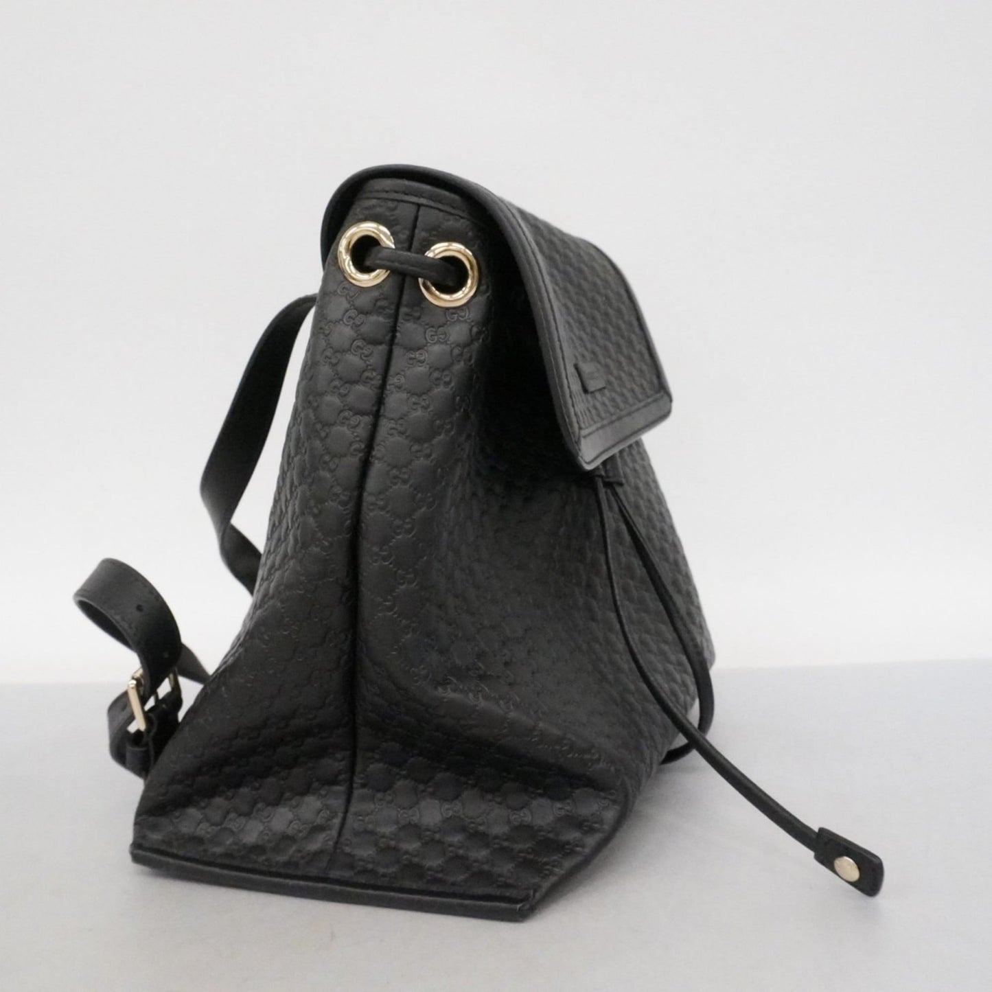 Gucci Black Leather Backpack ( )