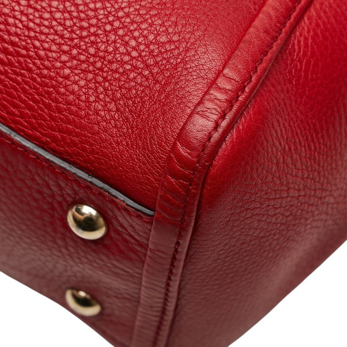 Gucci Soho Red Color Leather Handbag Shoulder Bag ( )