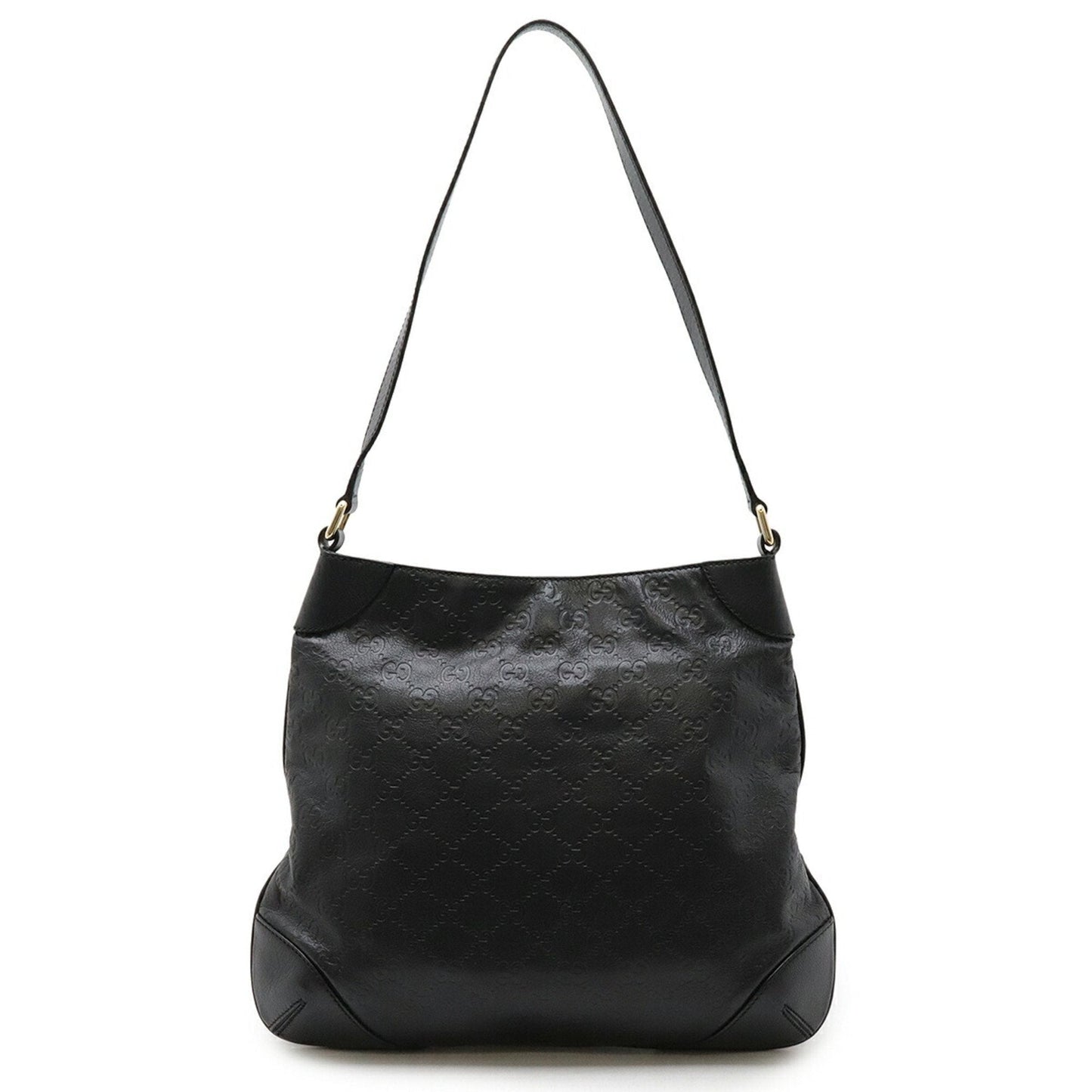 Gucci Black Leather Shoulder Bag ( )