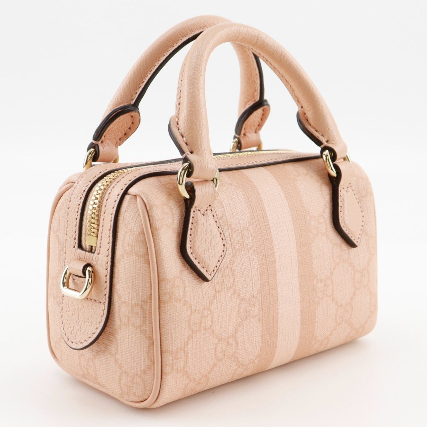 Gucci Ophidia Dusty Pink Gg Supreme Handbag ( )