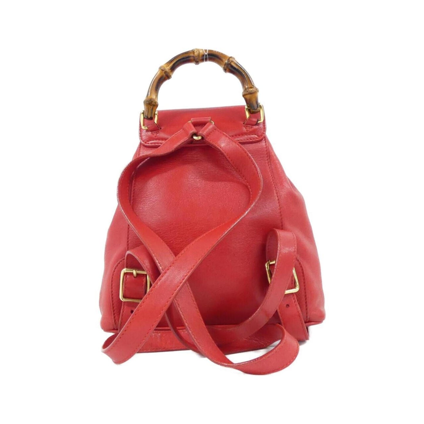 Gucci Red Color Leather Backpack ( )