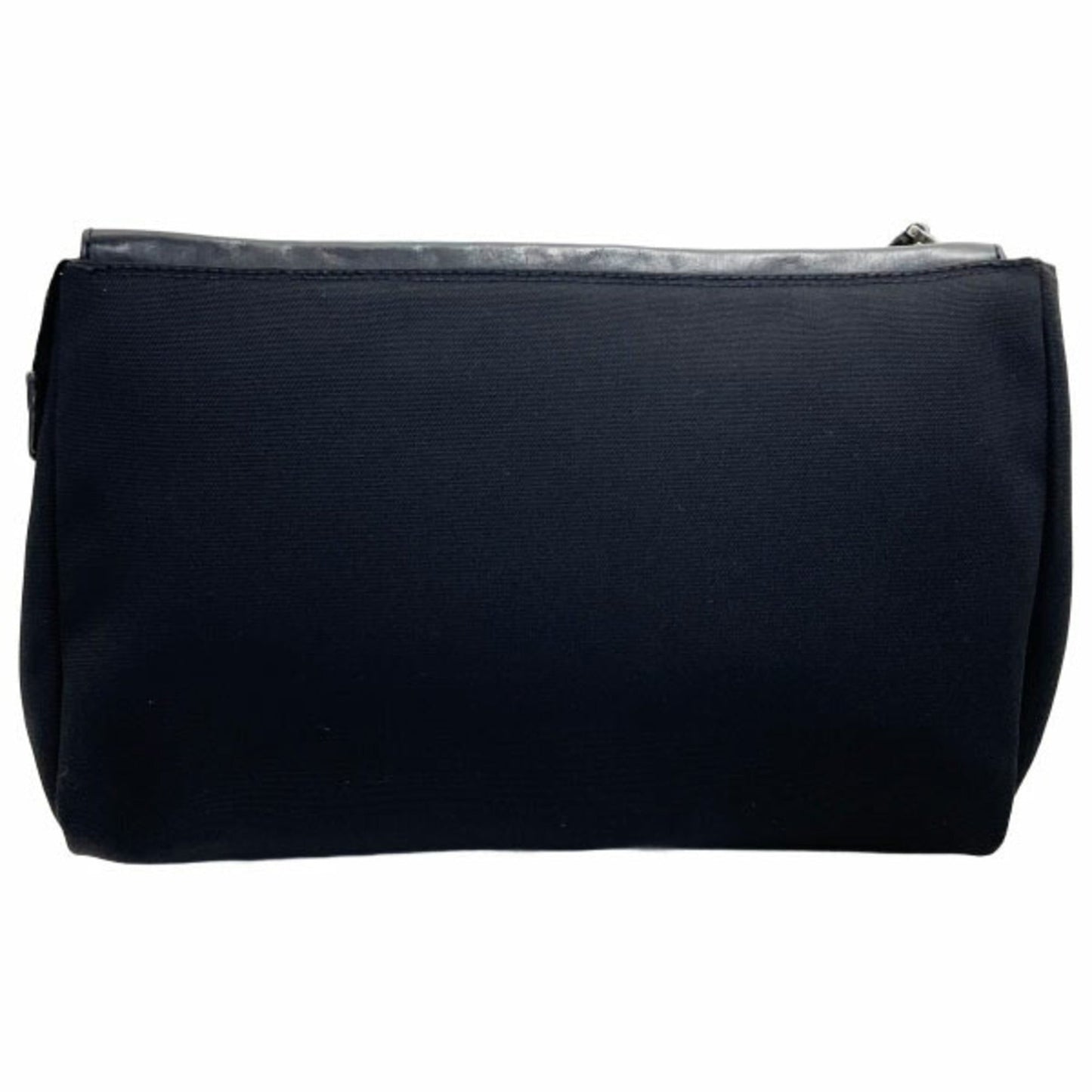 Gucci Black Nylon Leather Clutch Bag ( )