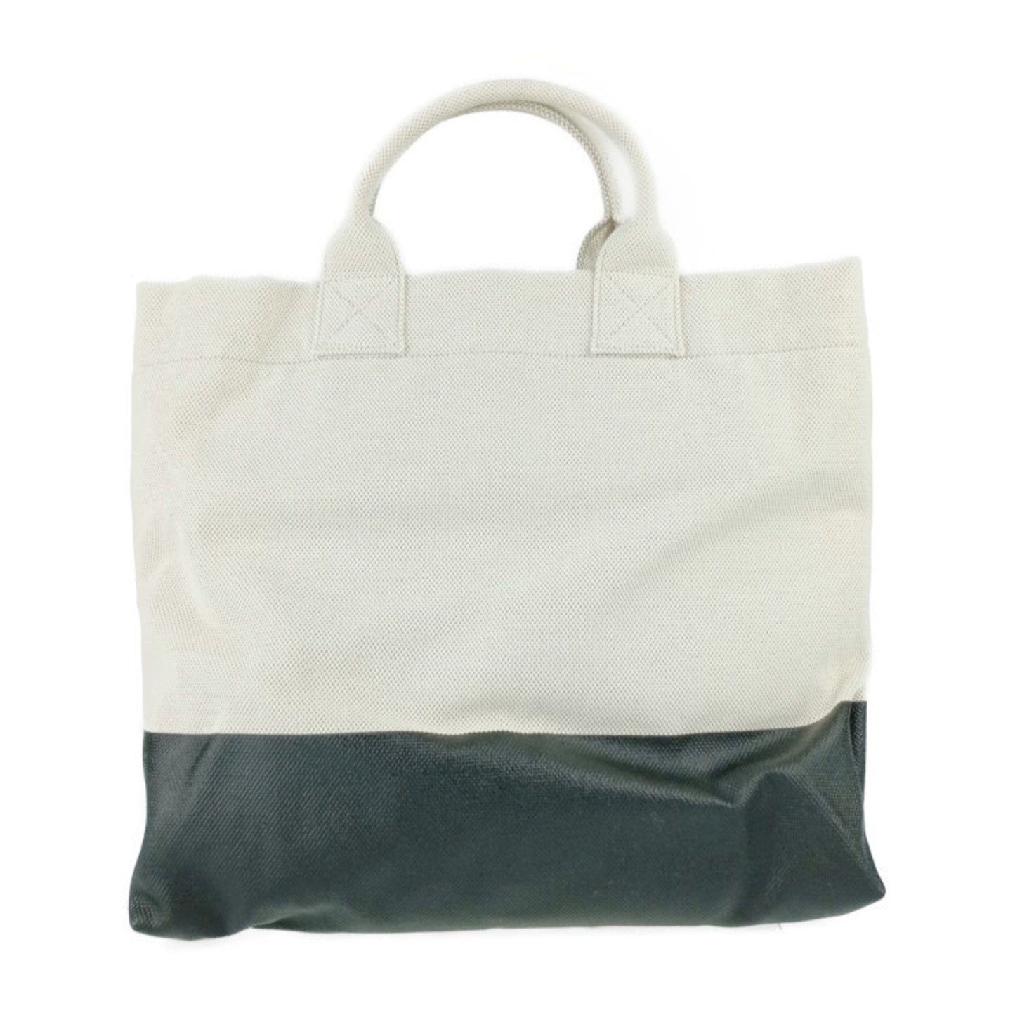 Gucci Black Ivory Canvas Handbag Shoulder Bag Tote Bag ( )