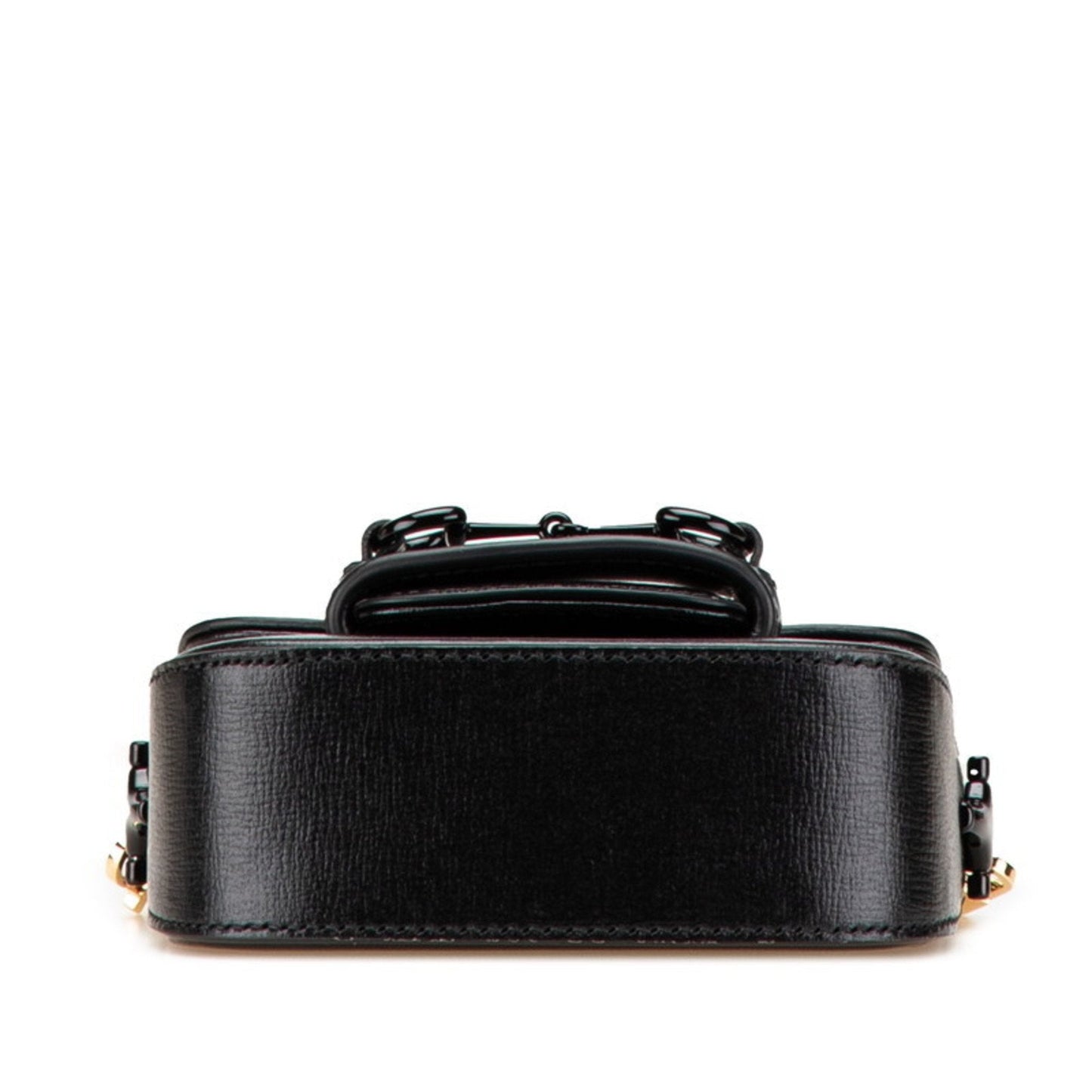 Gucci Black Pvc Leather Shoulder Bag ( )