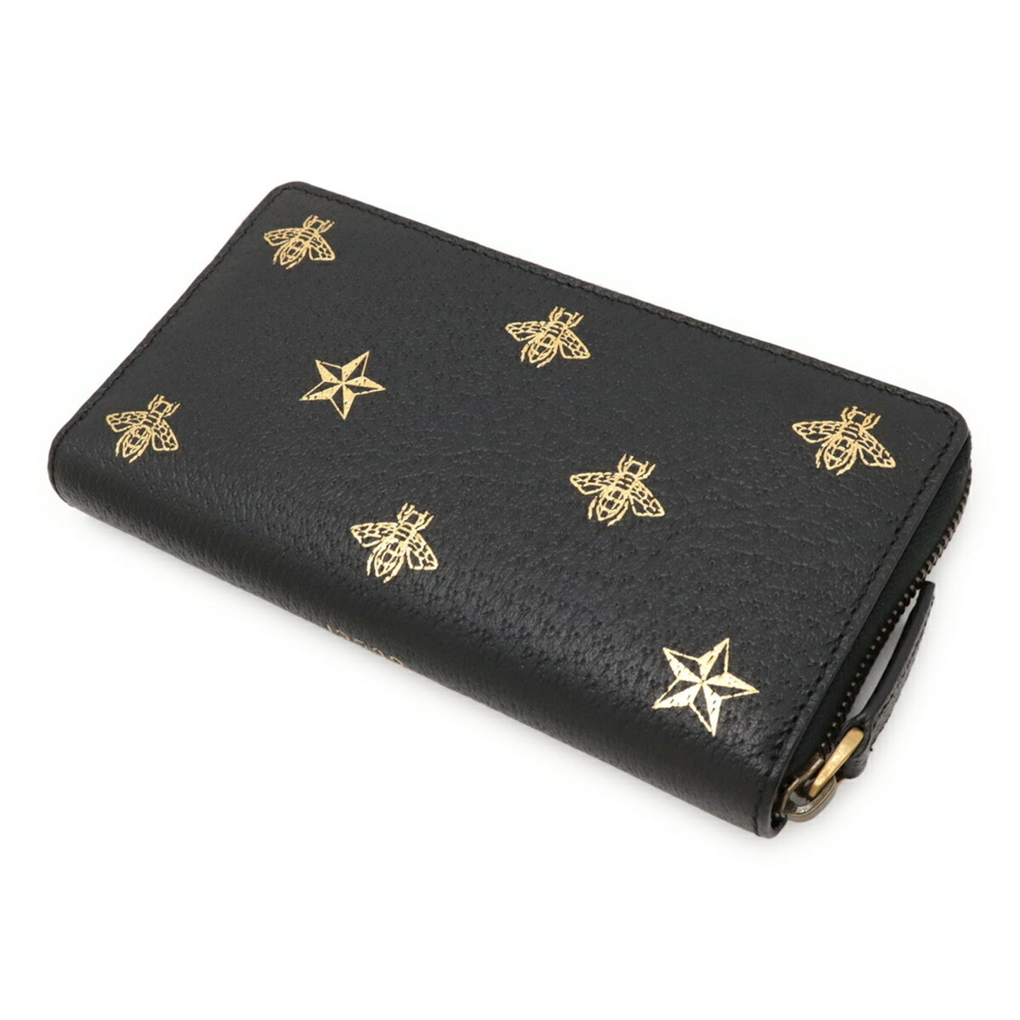 Gucci Black Leather Long Wallet (Bi-Fold) ( )