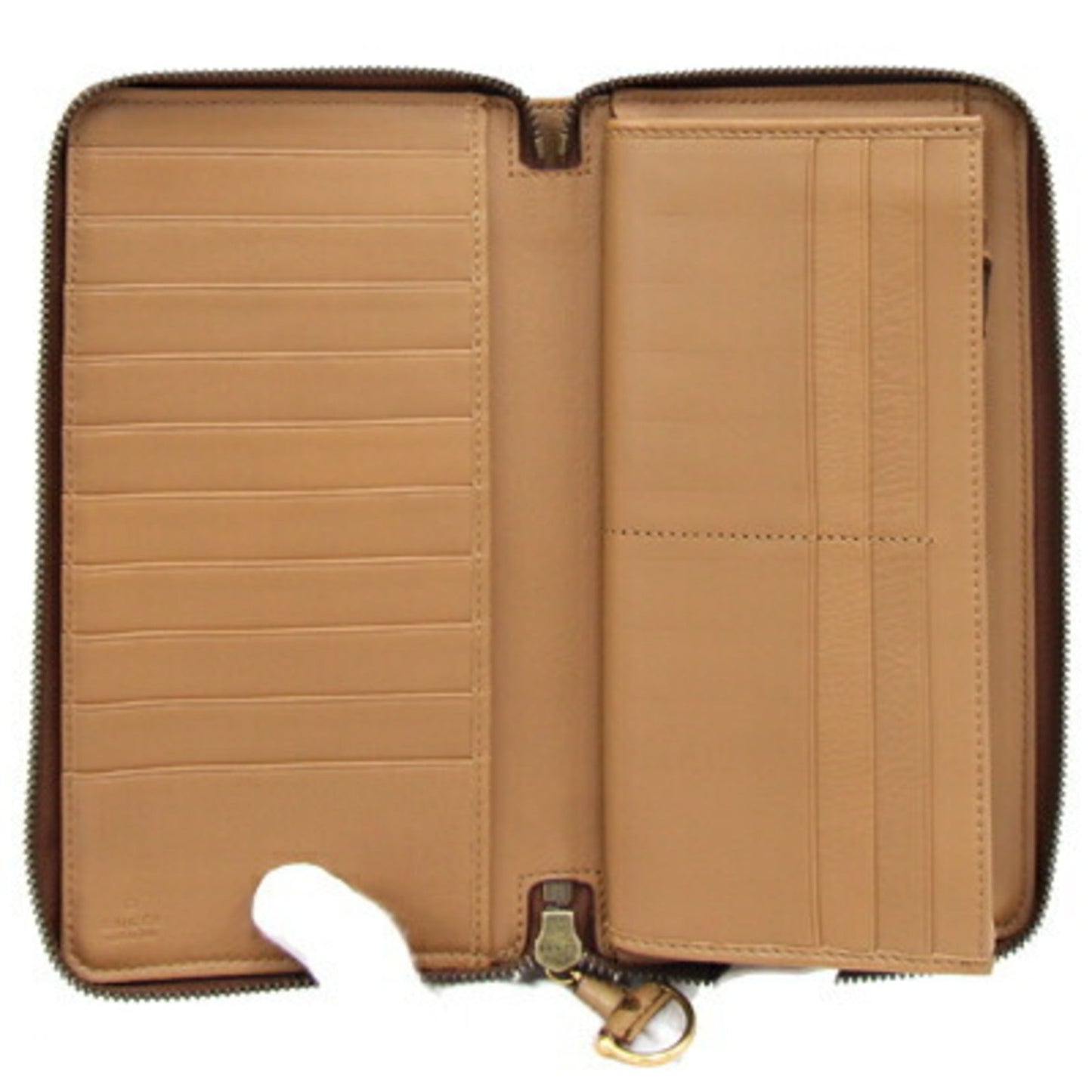 Gucci Brown Leather Long Wallet (Bi-Fold) ( )