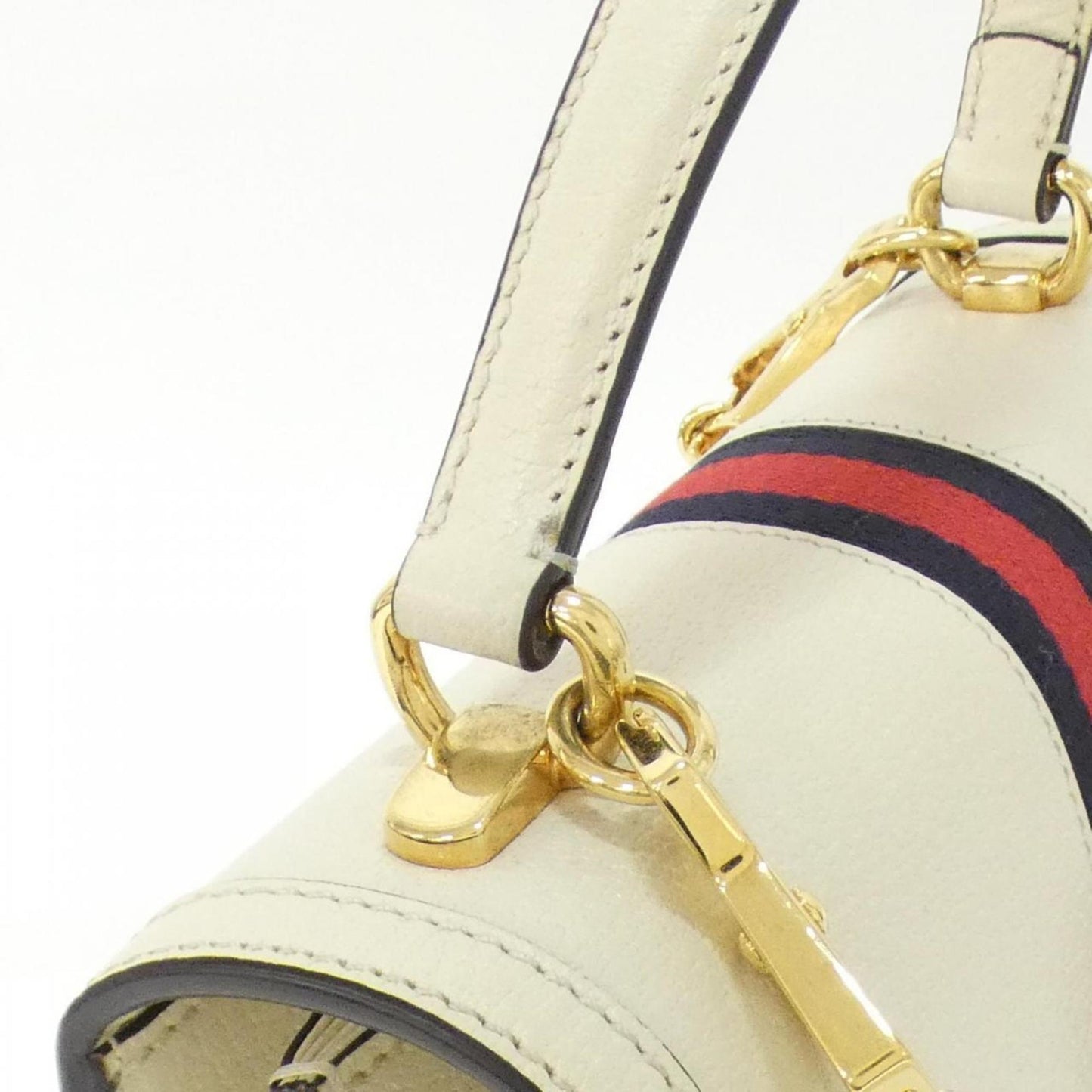 Gucci White Leather Handbag ( )
