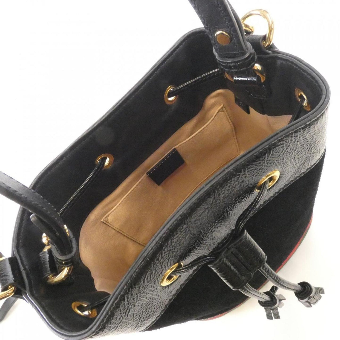 Gucci Black Suede Handbag ( )