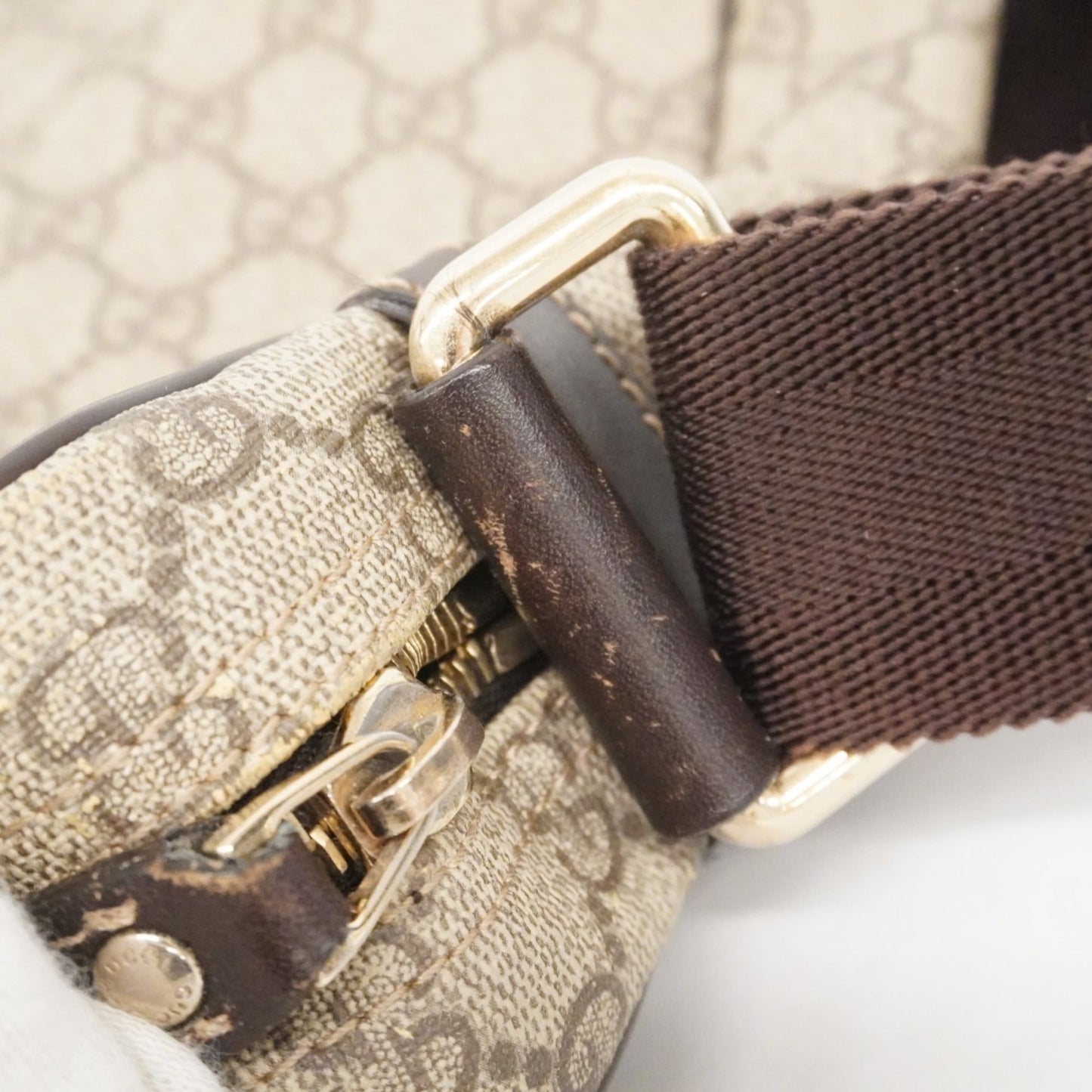 Gucci Brown Pvc Shoulder Bag ( )