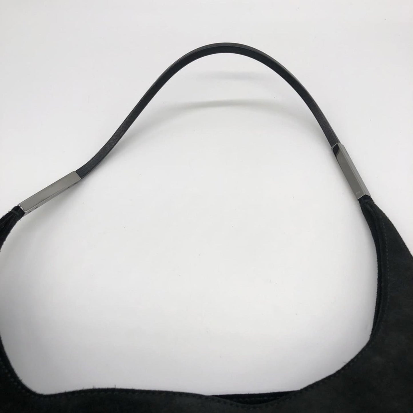 Gucci Black Suede Handbag Shoulder Bag ( )