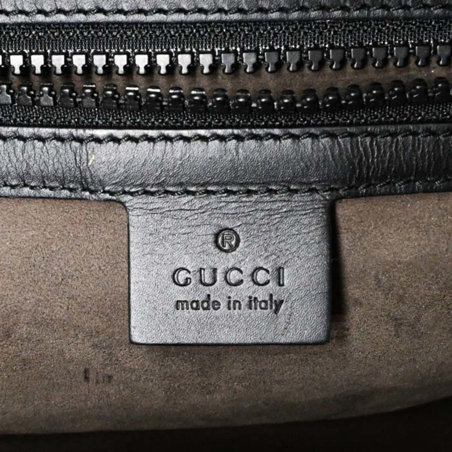 Gucci Beige Black Gg Supreme Leather Backpack ( )