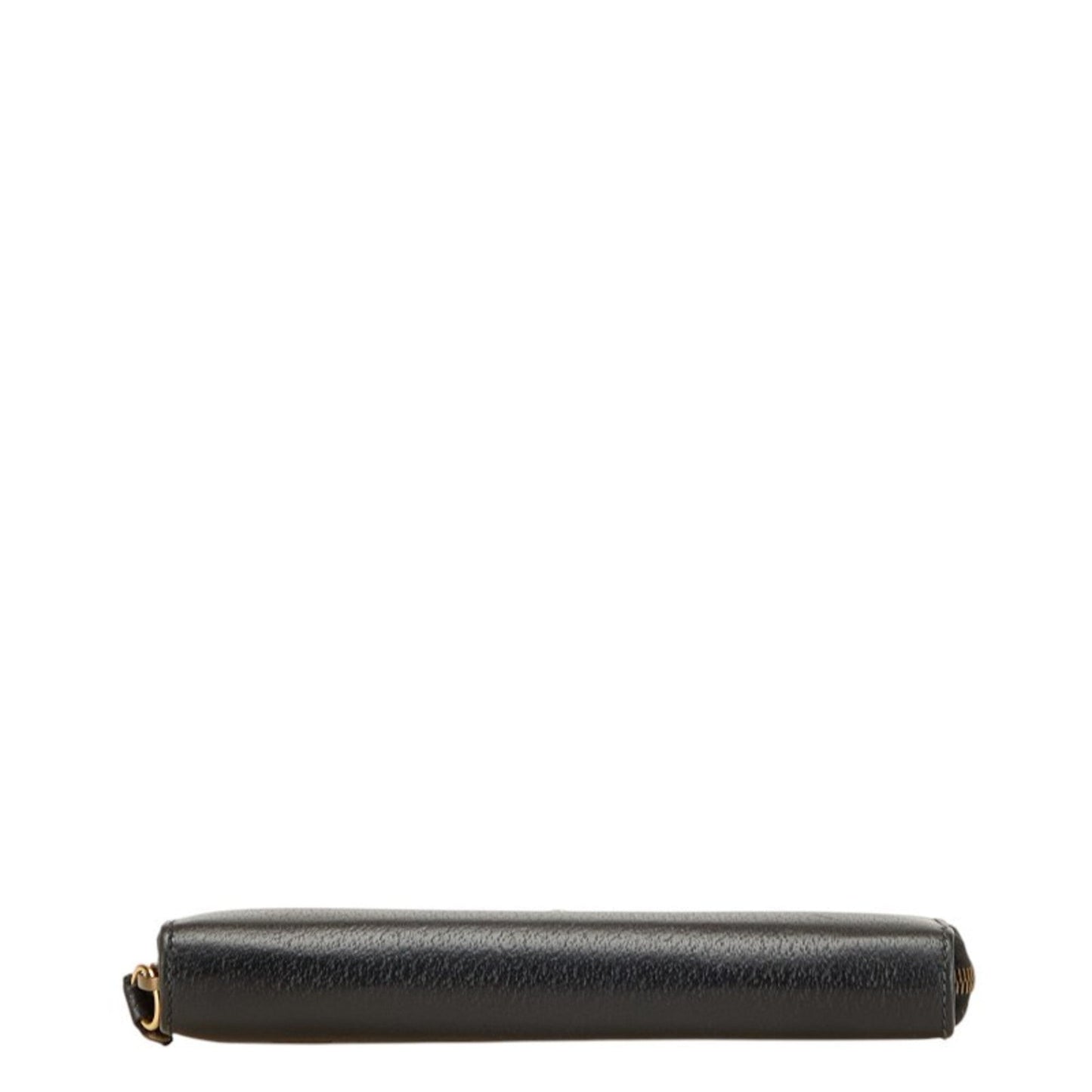 Gucci Animalier Black Leather Long Wallet (Bi-Fold) ( )