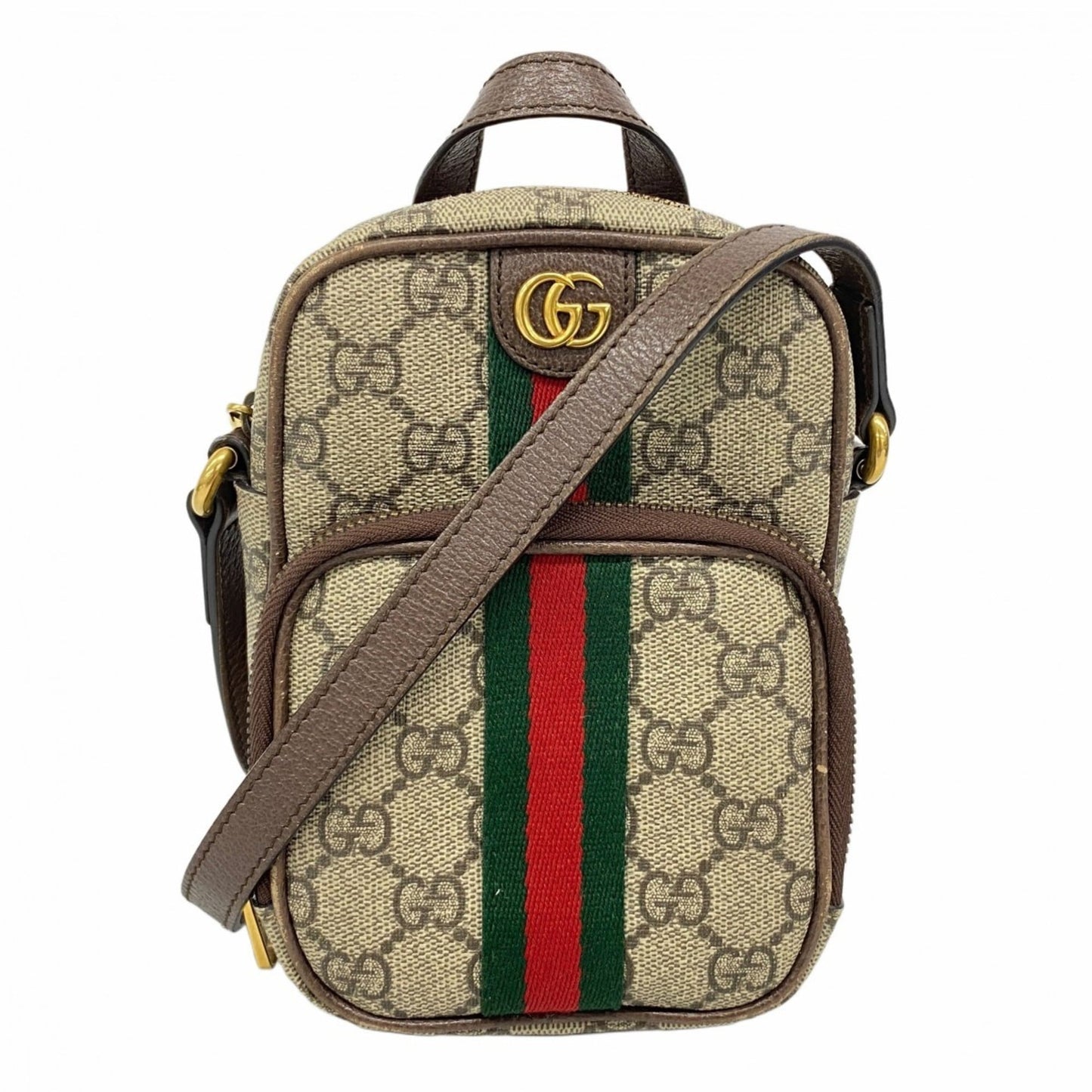 Gucci Brown Pvc Shoulder Bag ( )