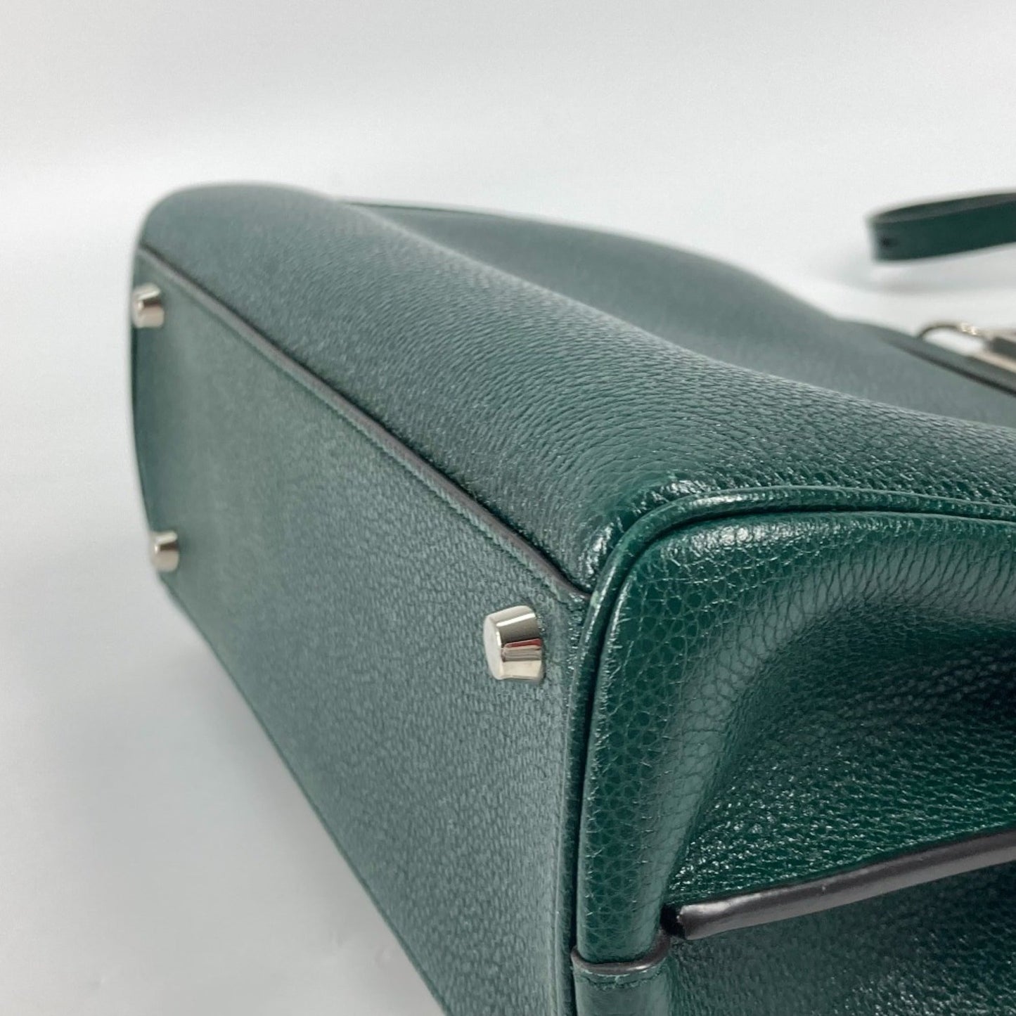 Gucci Green Leather Handbag ( )