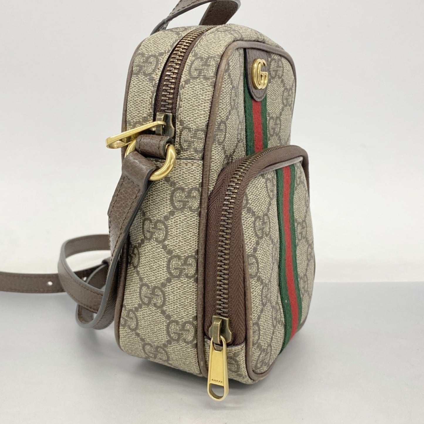 Gucci Brown Pvc Shoulder Bag ( )