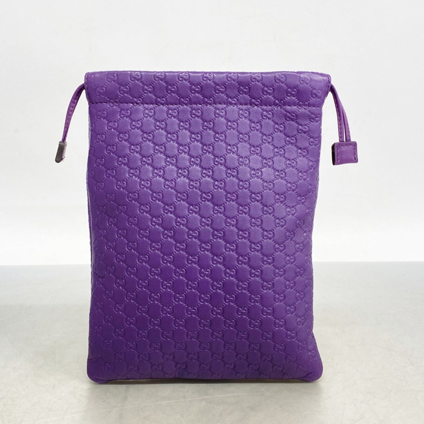 Gucci Purple Leather Pouch ( )